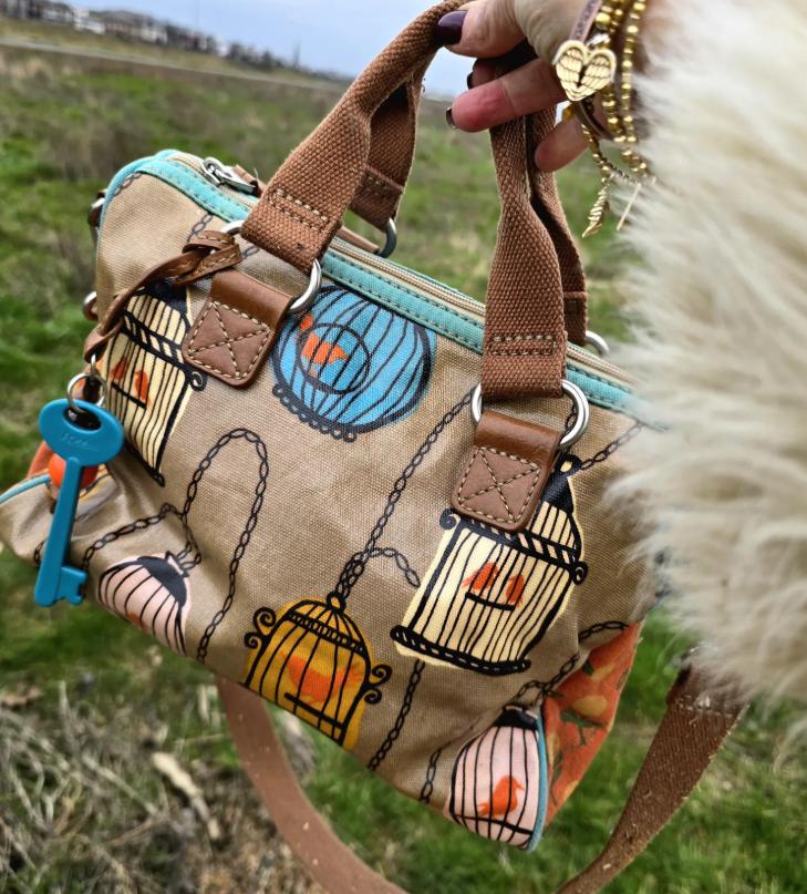 Air Balloon Fossil Handbag at Femme Within