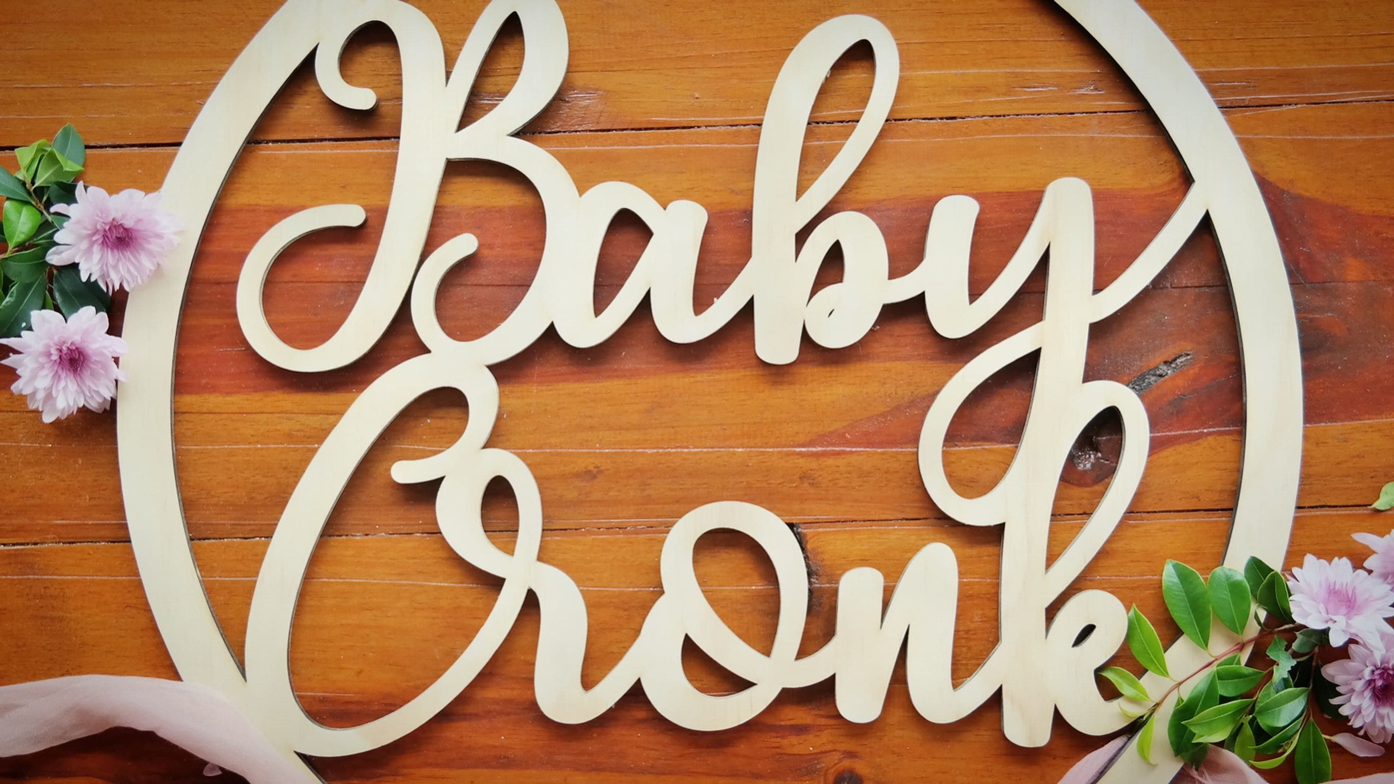 Baby Hoop Sign Baby Shower