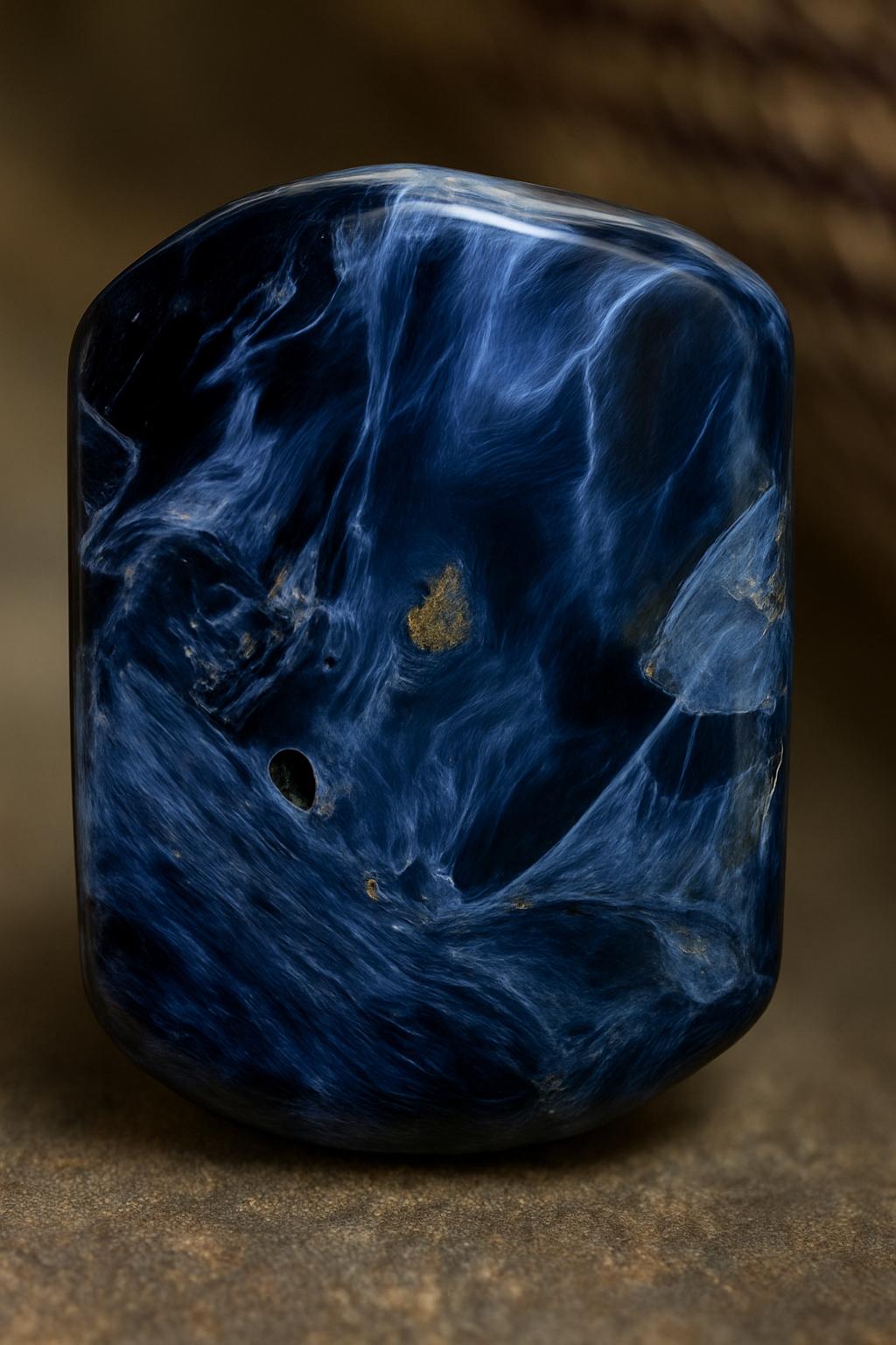 pietersite cabochon from namibia