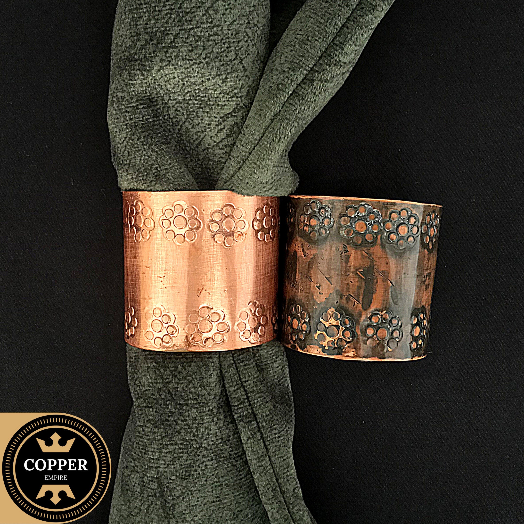 Copper Decorative Items, Copper Napkin Rings, Copper Table Decor, Copper Wedding Decor, Copper Home Decor, Handcrafted Copper