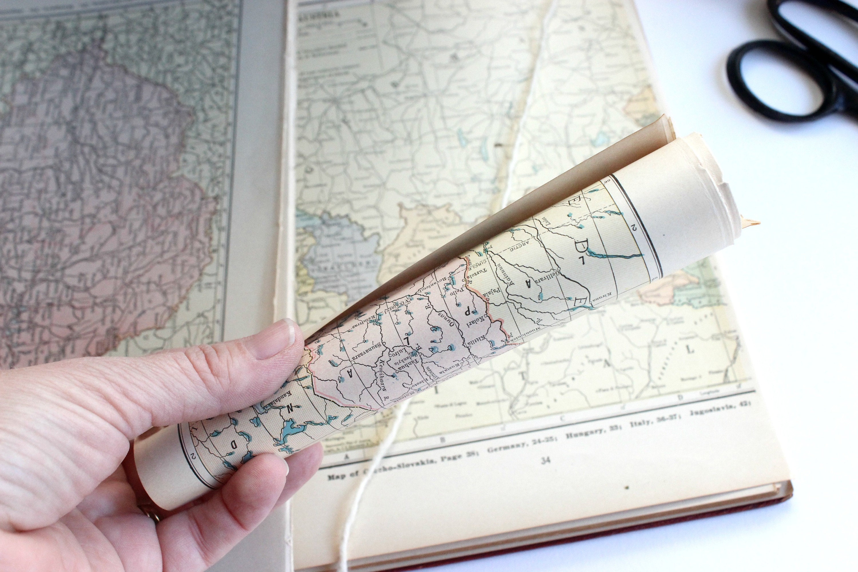 Mendez Manor vintage maps