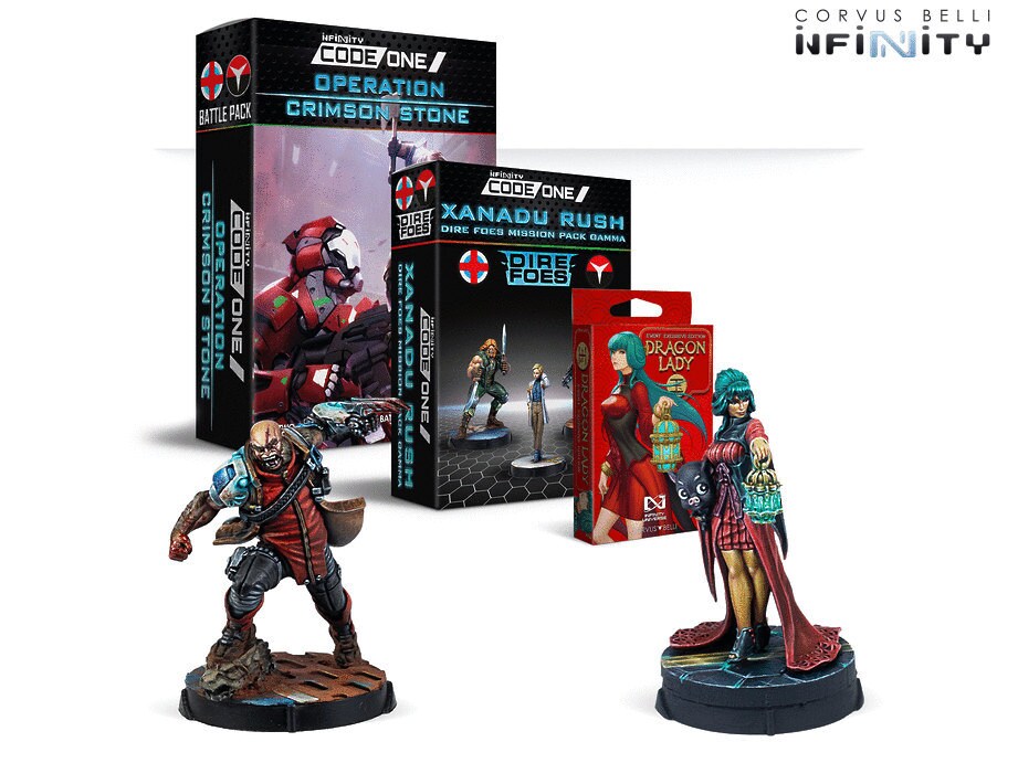 Bundle infinity crimson stone