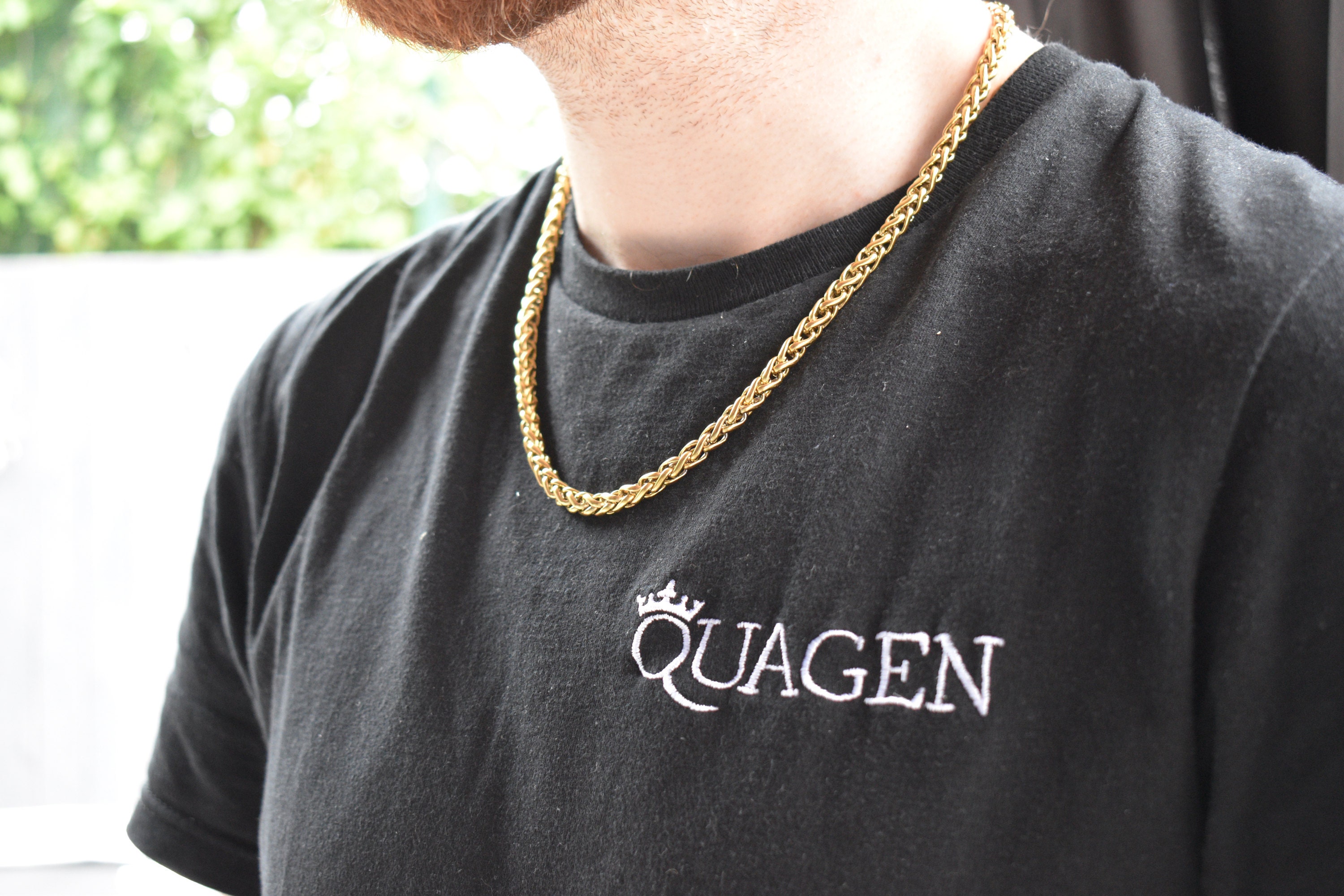 gold wheat chain