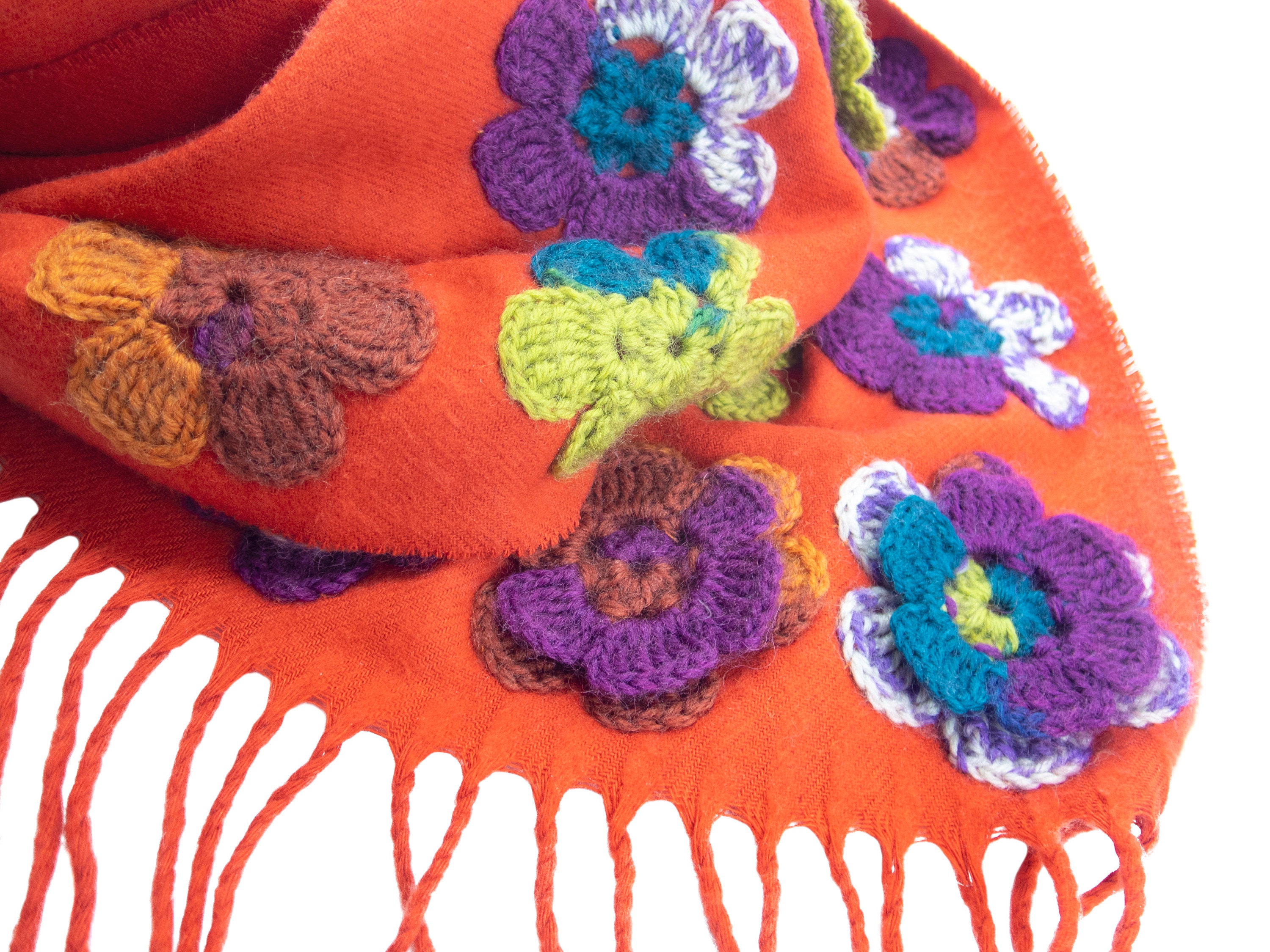 Scarf Women Knitted, Handmade