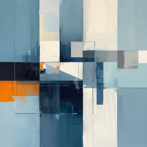 Abstract architectural composition expressing proportion, structure, and balance in Nordic architecture