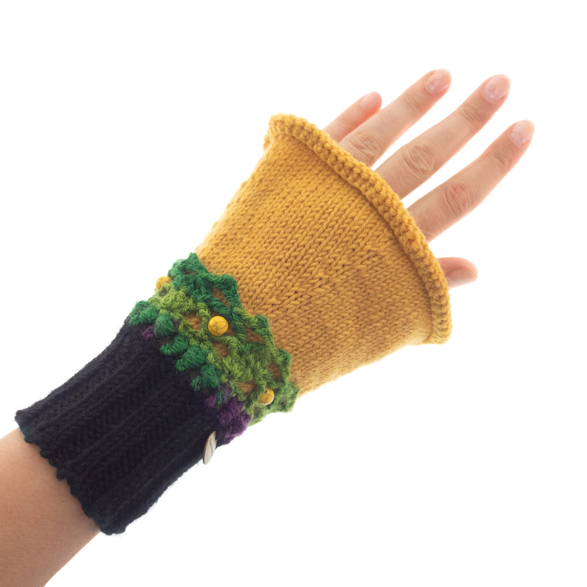cashmere mittens fingerless womens gloves