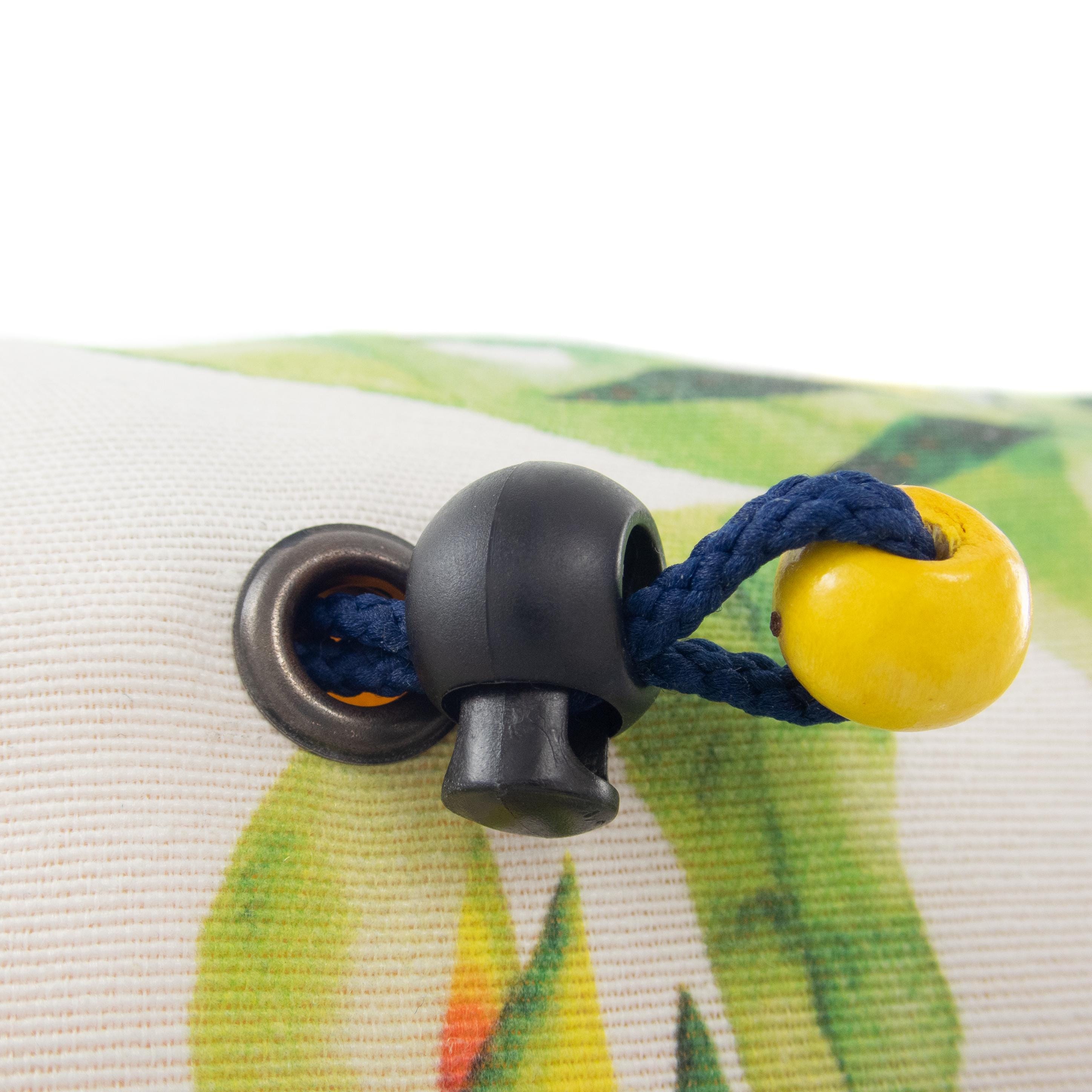 Big handmade climbing chalk bag designed for indoor and outdoor climbing