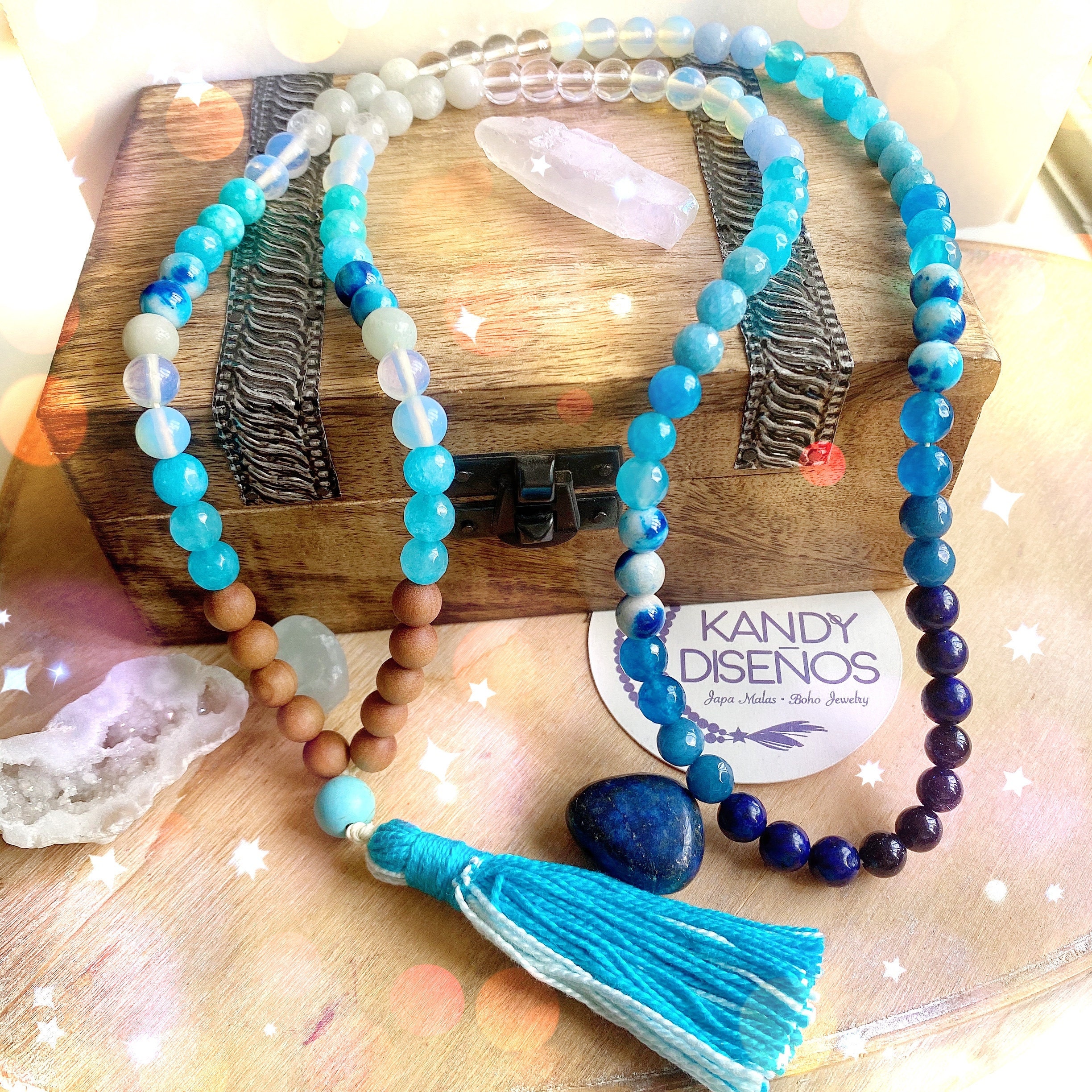 japa mala para el quinto chakra y la sabiduria