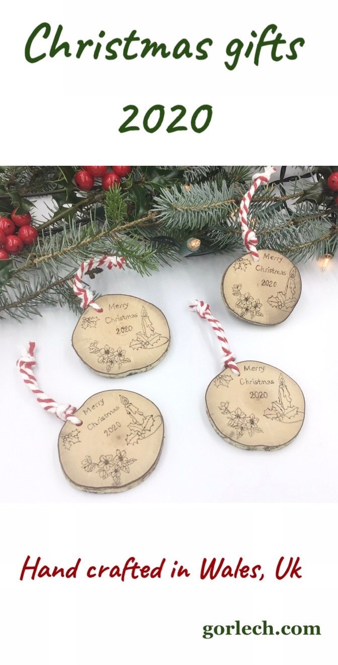Christmas 2020 tree ornaments - gorlech.com (West Wales, UK)