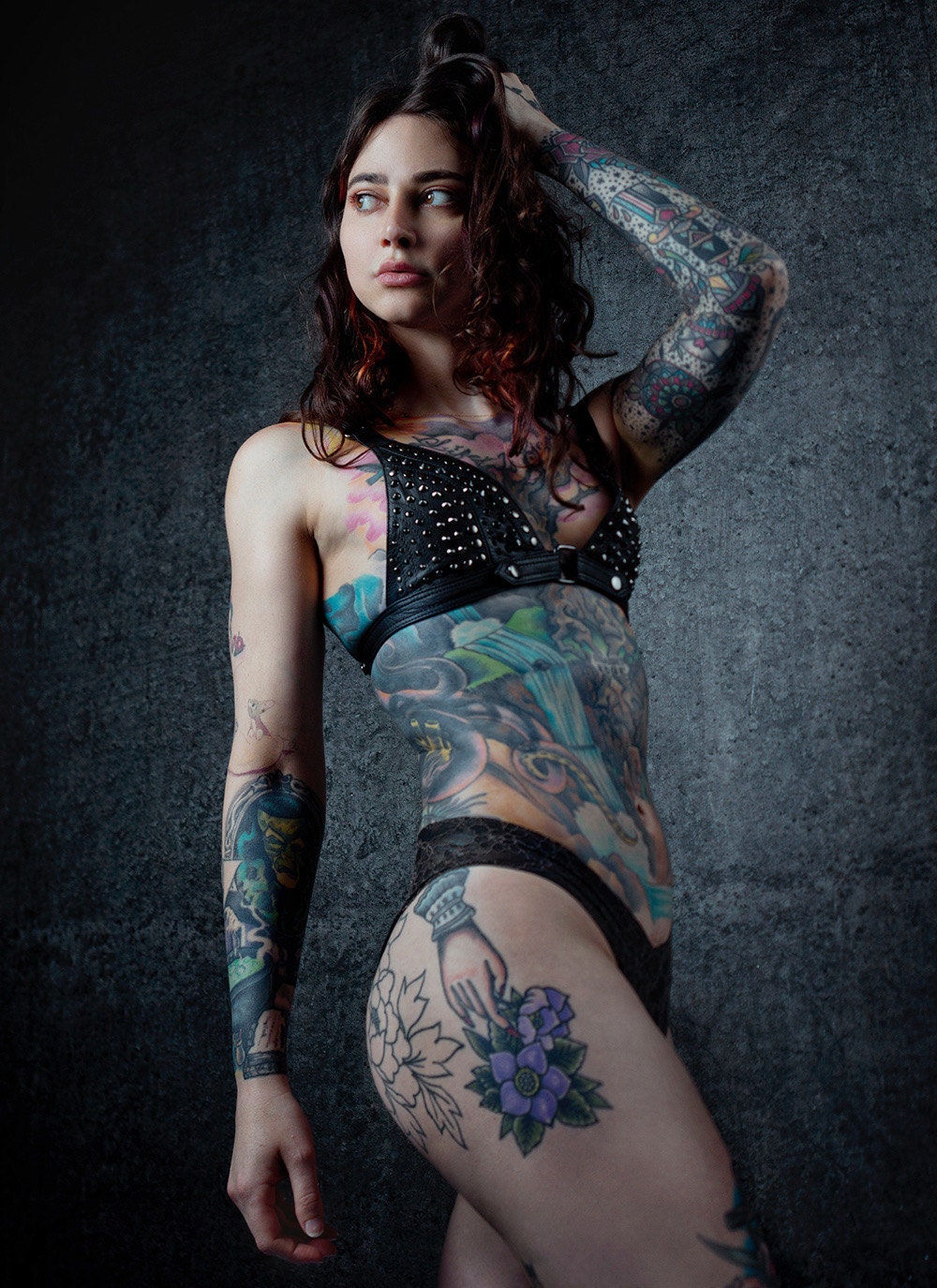 Wicked Wren wearing Jungle Tribe photographed by Allan Amato