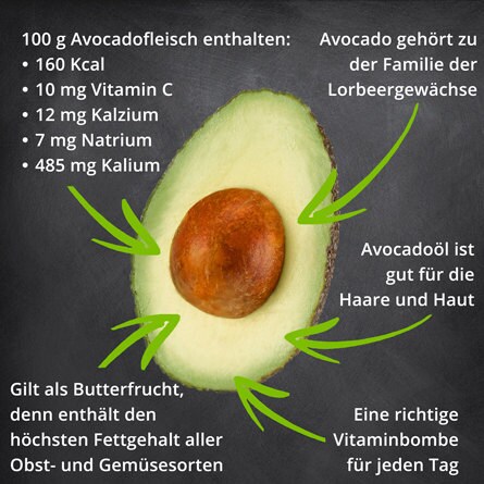 Avocado Inhalt