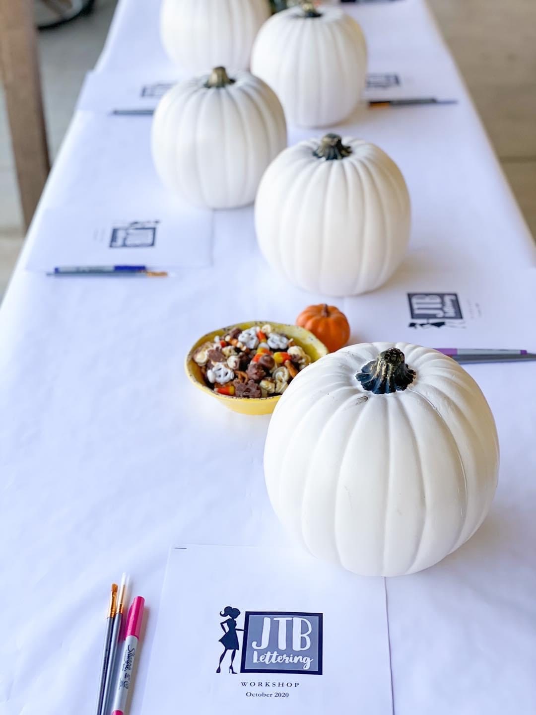 Table Setting with pumpkins