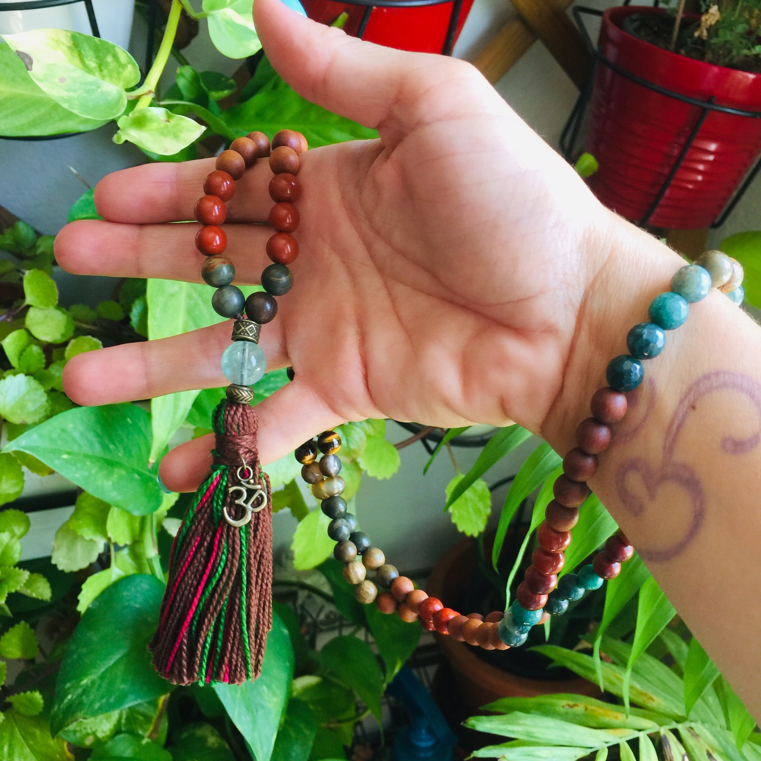 collar japa mala meditacion plexo solar confianza - kandy diseños