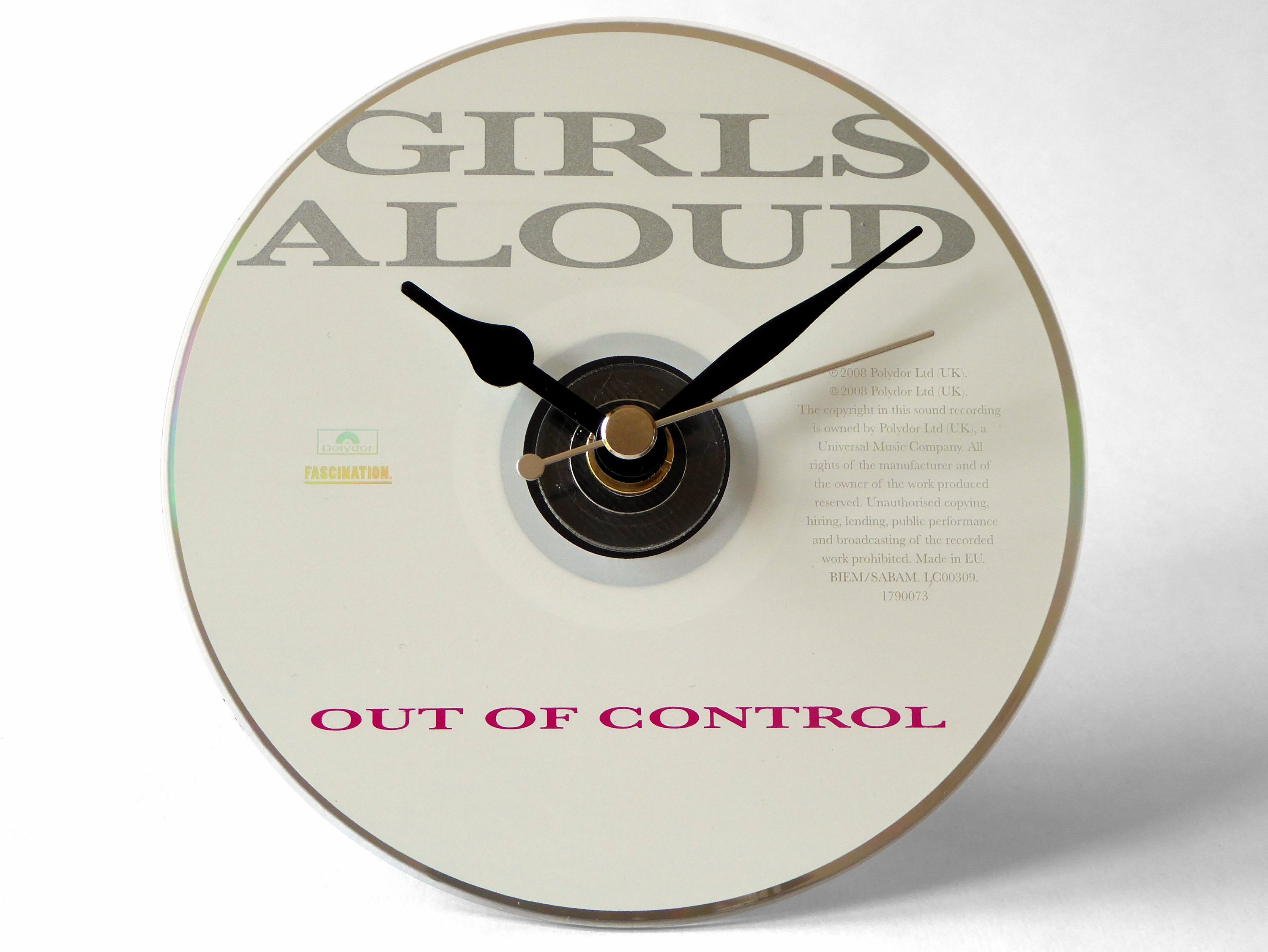 Girls Aloud Out Of Control CD Clock and Keyring Gift Set