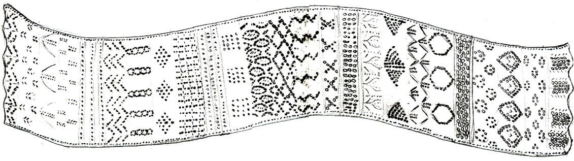 FHY Advent KAL lace scarf sketch