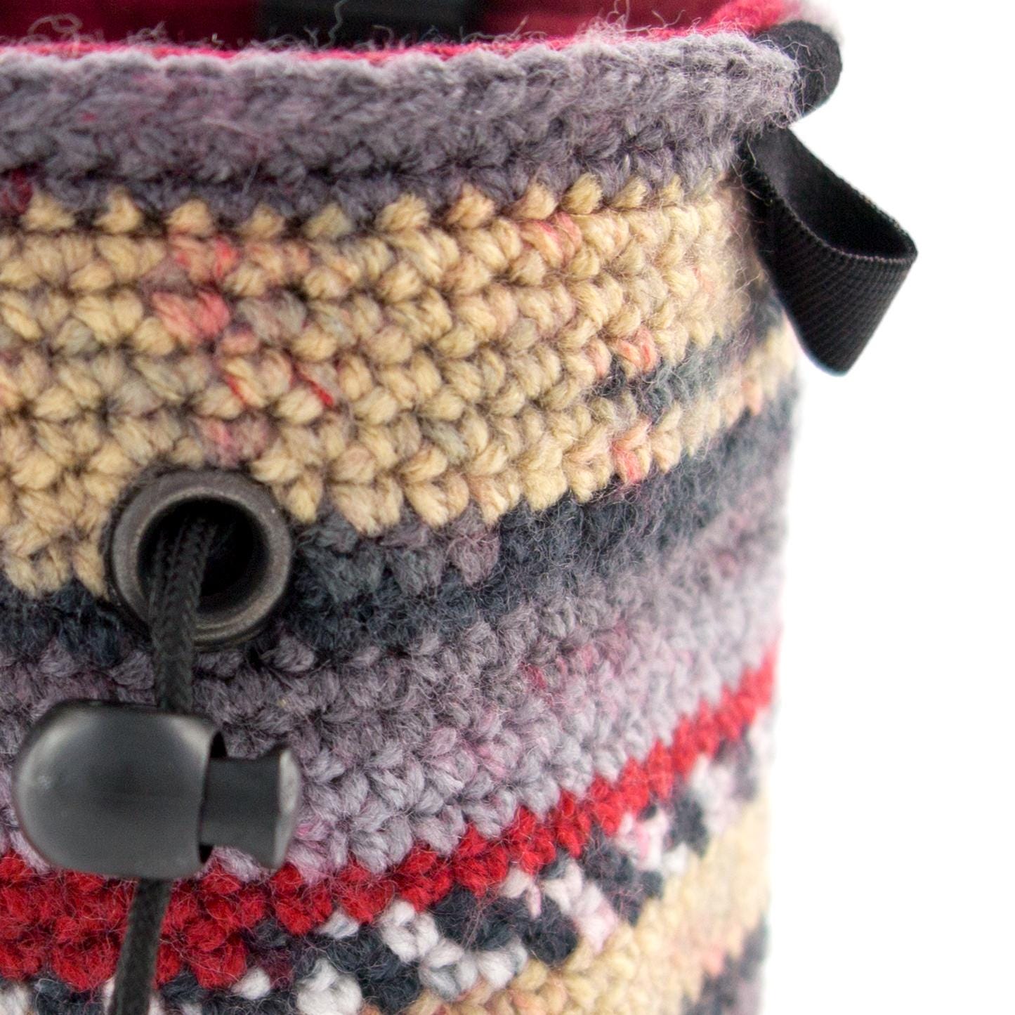 essential gear for bouldering and sport climbing, with open-top stability.