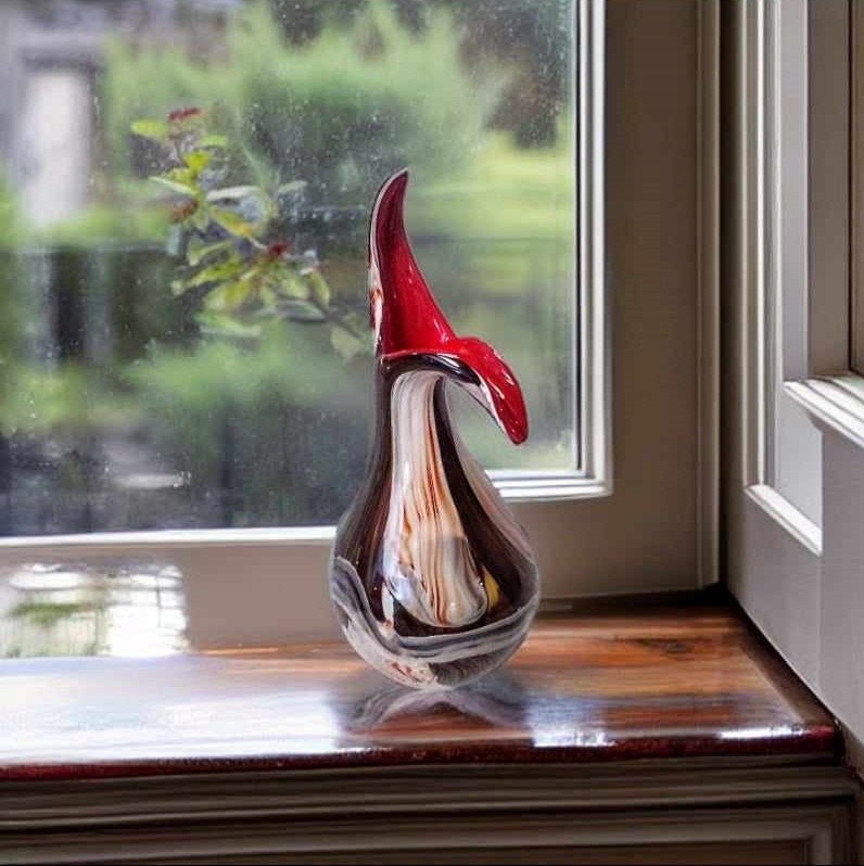 Unique Murano Blown Sculpture Vase