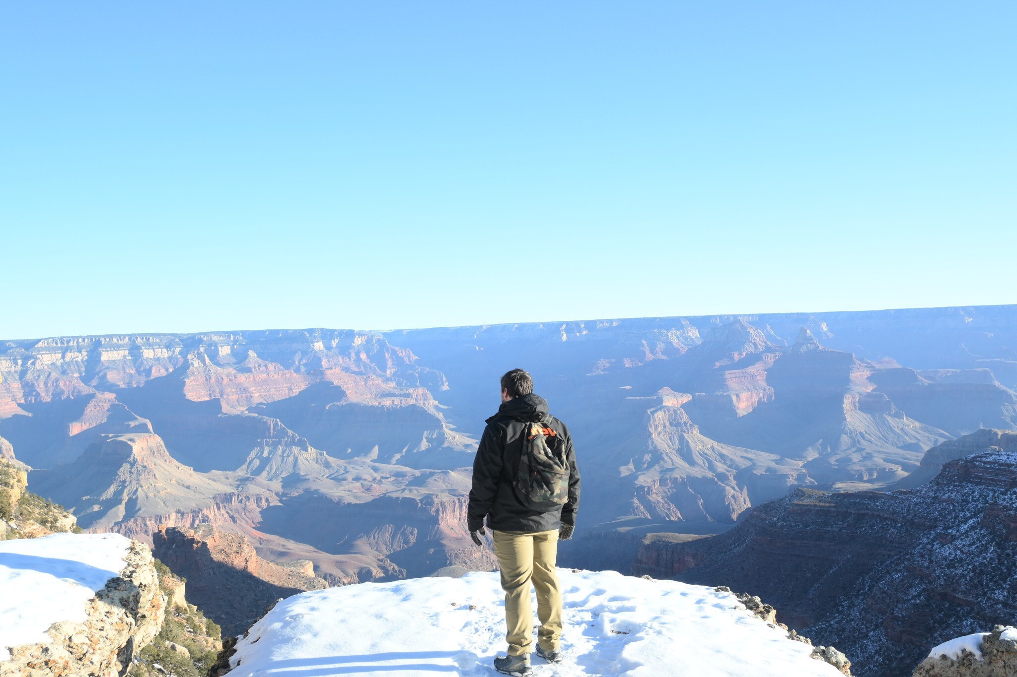 Christopher overlooking the Grand Canyon (South Rim)