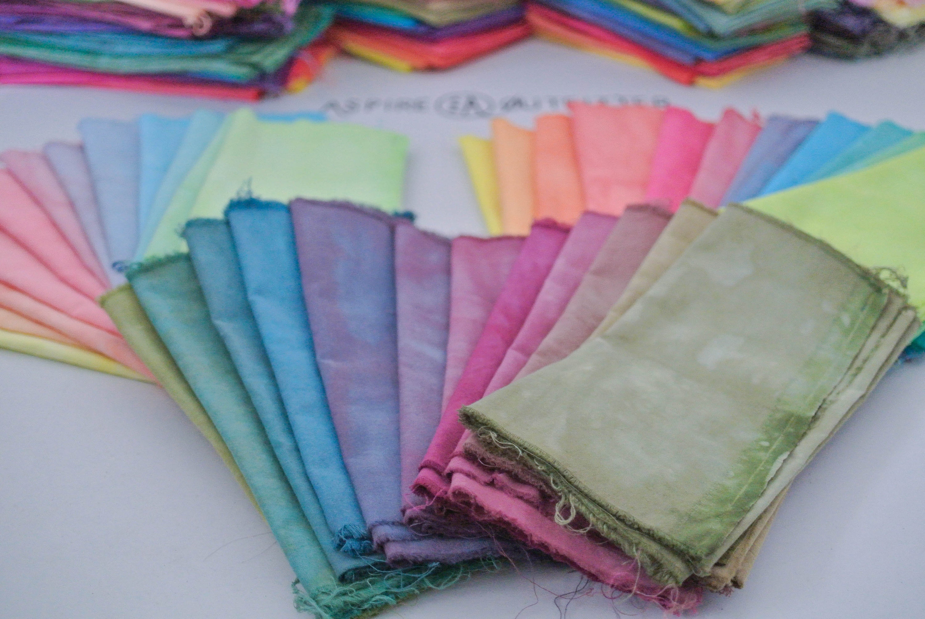 lemon yellow, bahama blue, rose red