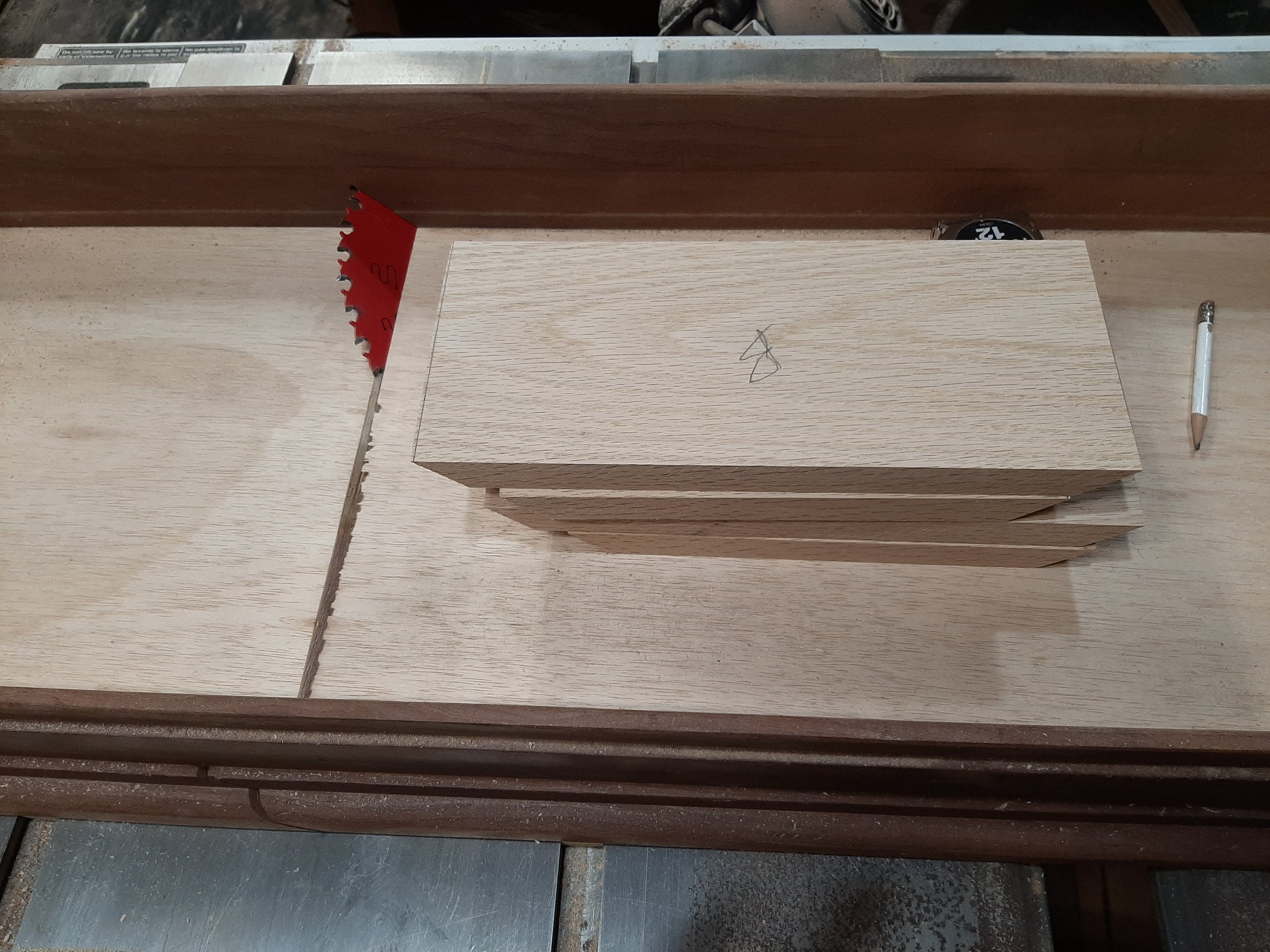 Table saw miter sled
