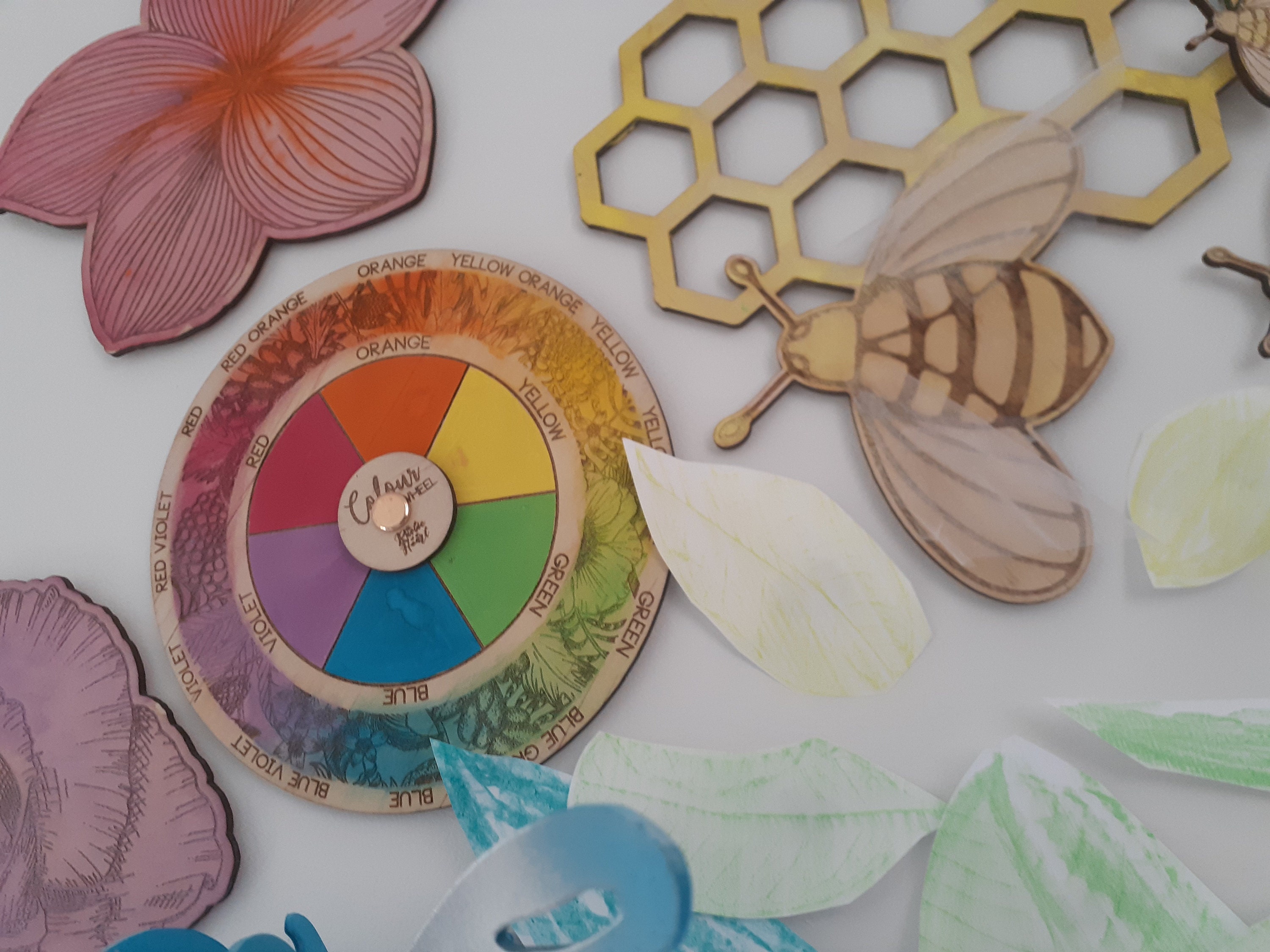 Colour wheel crafts