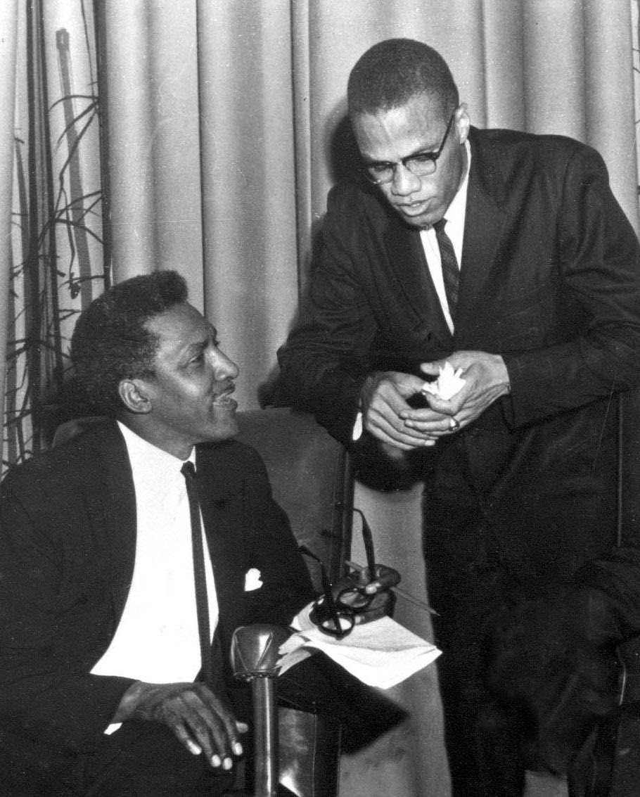 Bayard Rustin & Malcolm X