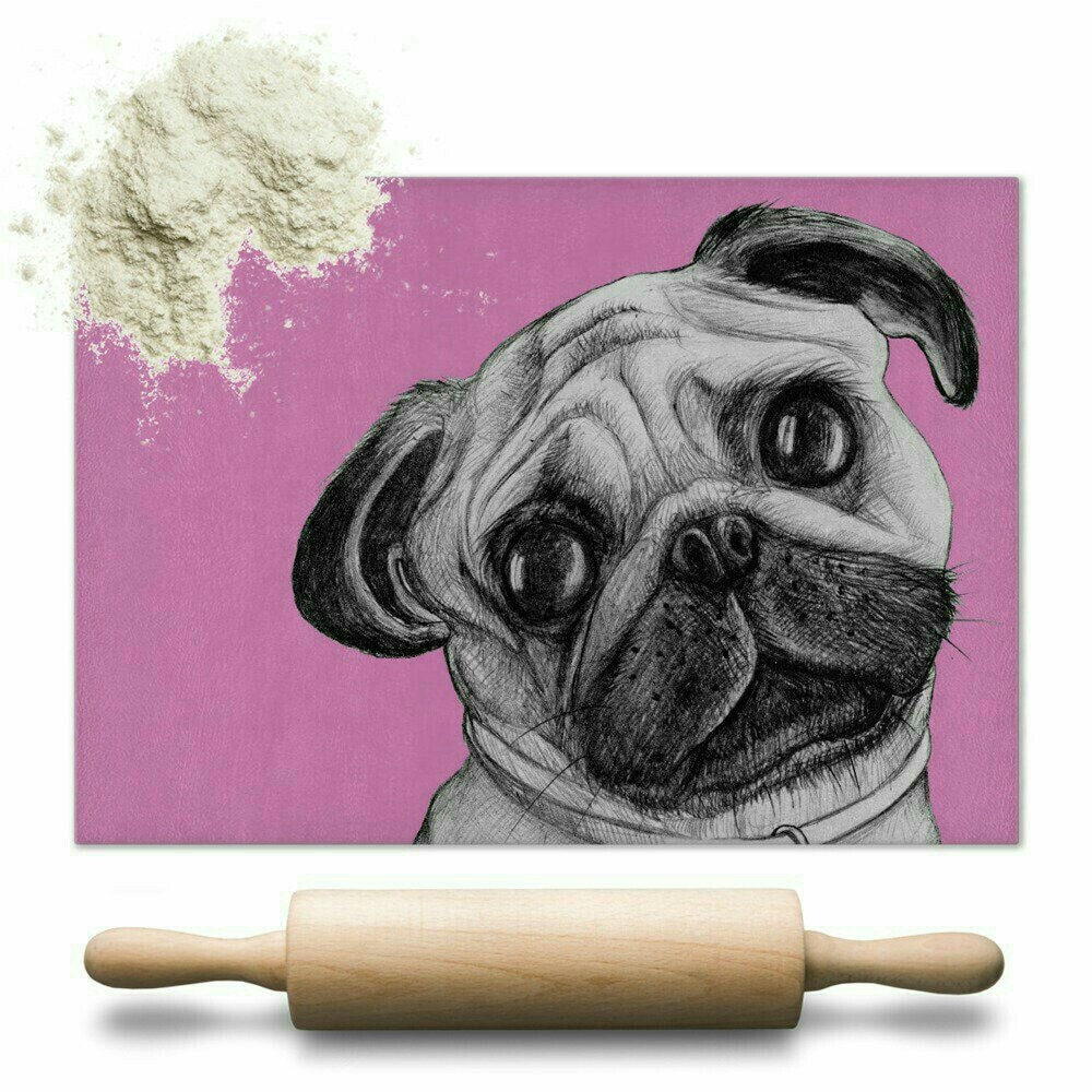Pug chopping board