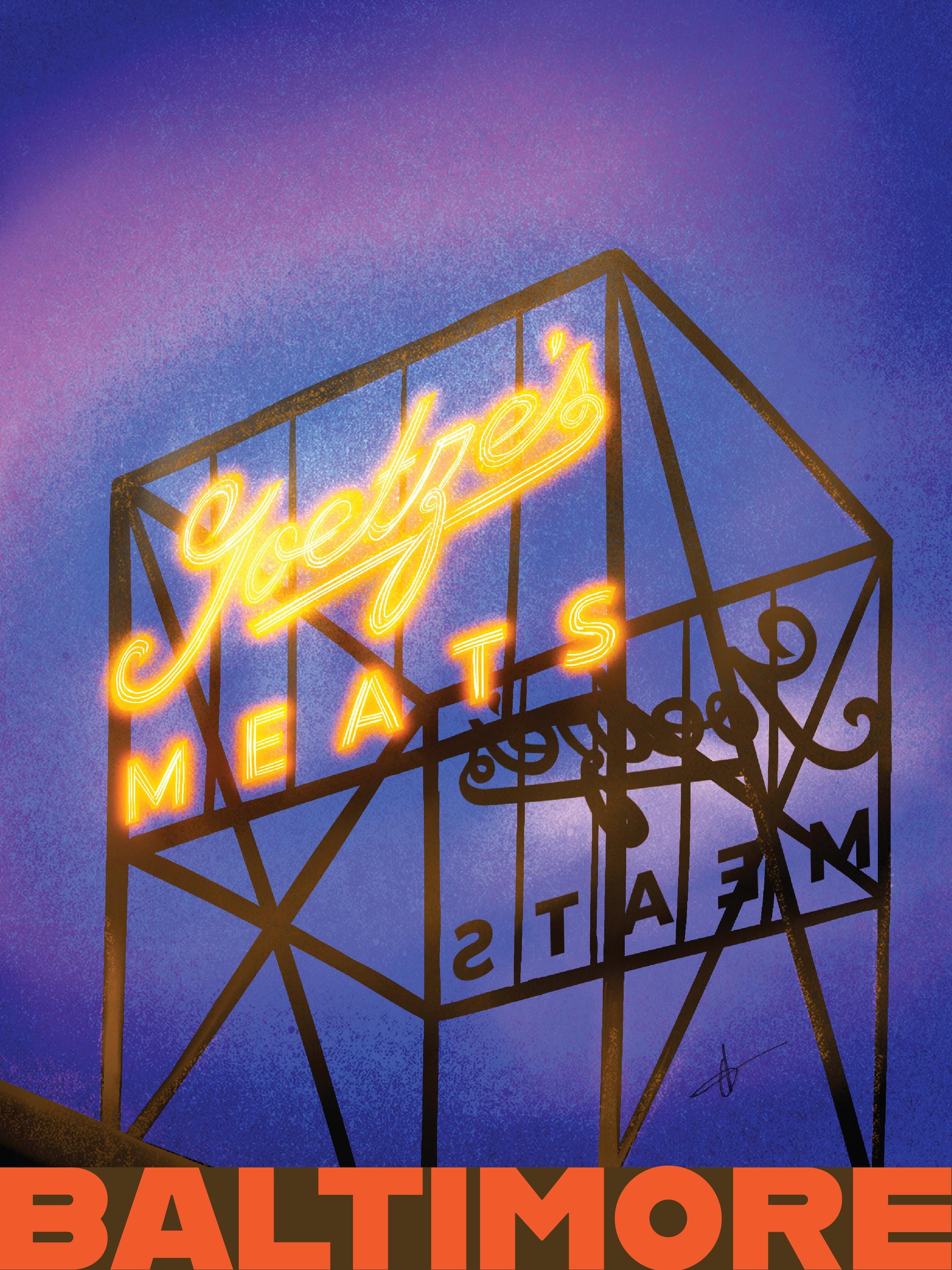 Goetzes Meats Poster