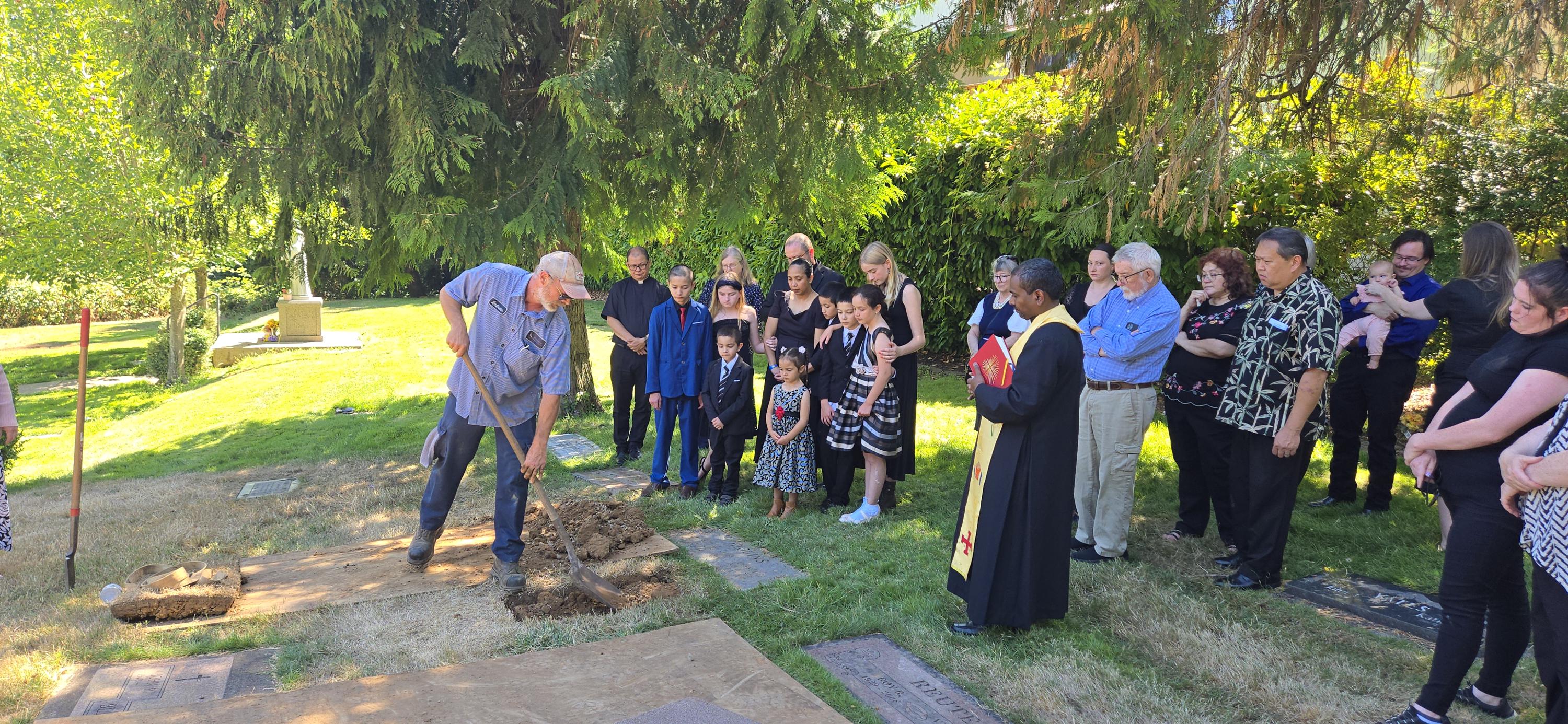 Grave side 2