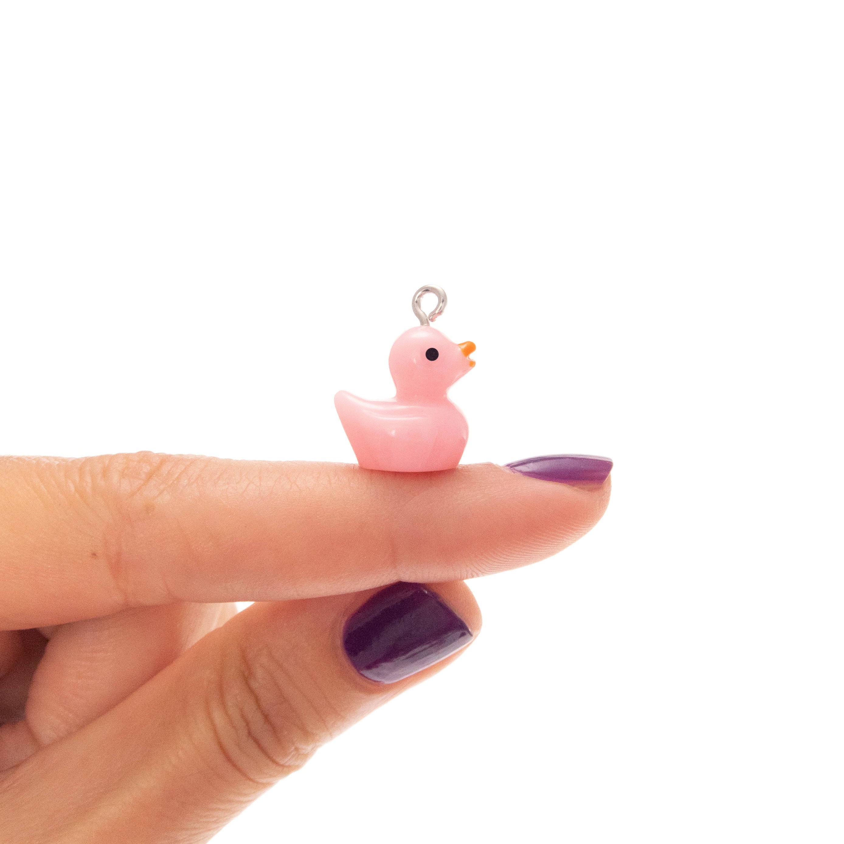 cute fun jewelry for girlfriend, rubber duck necklace