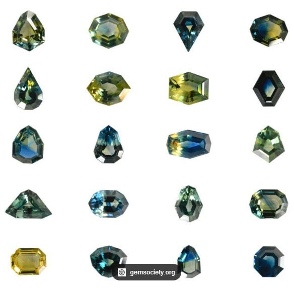 Various Parti-Sapphires