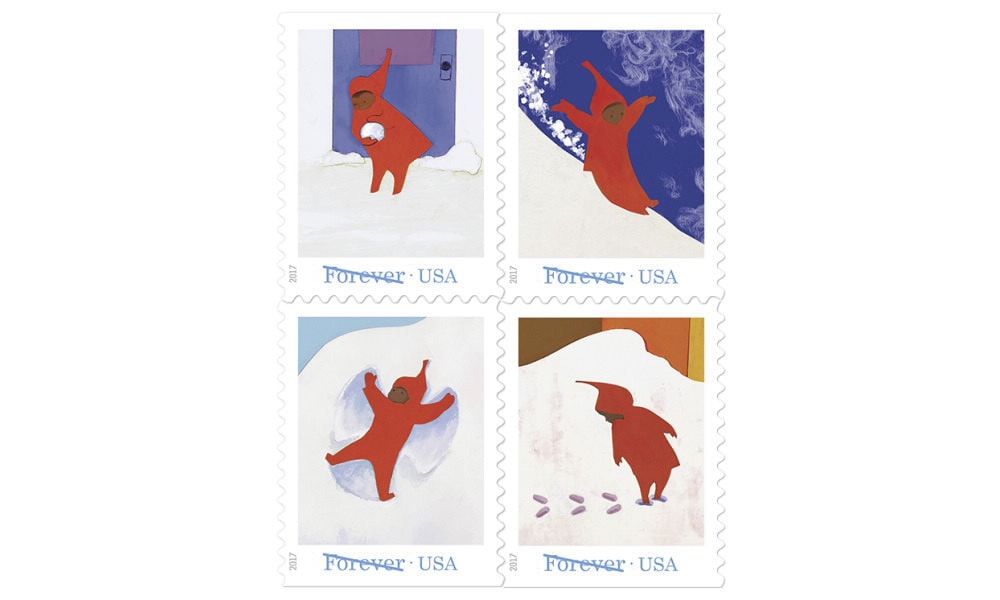 The Snowy Day Stamps