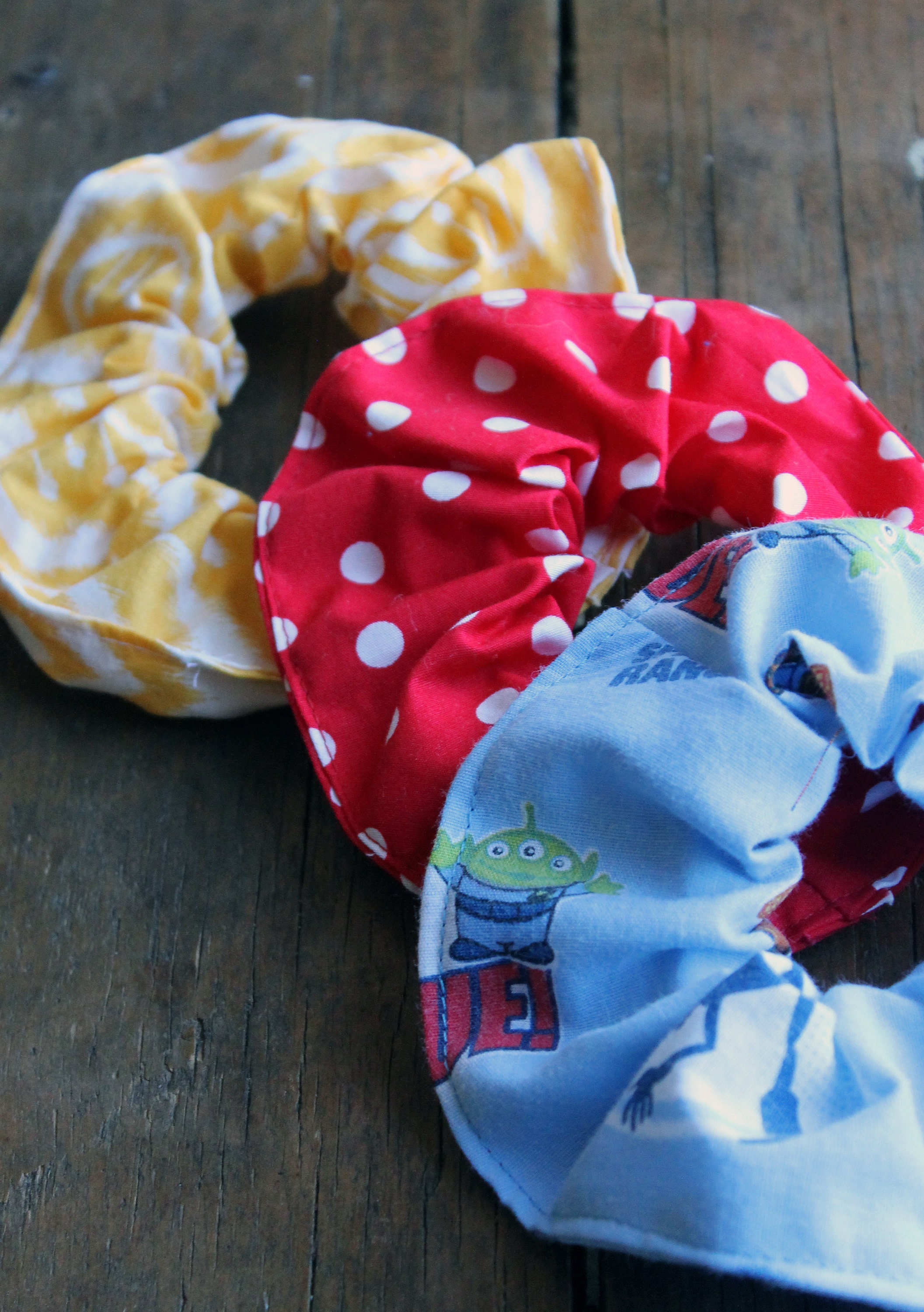 Toy Story Hair Scrunchies