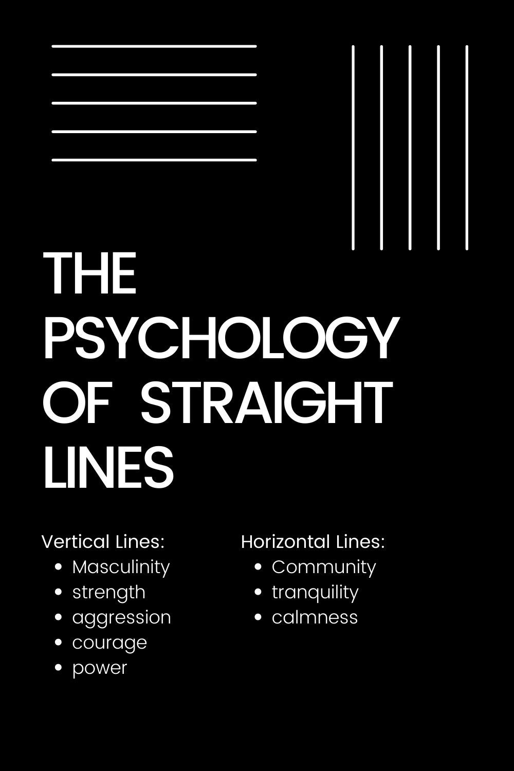 Straight Lines