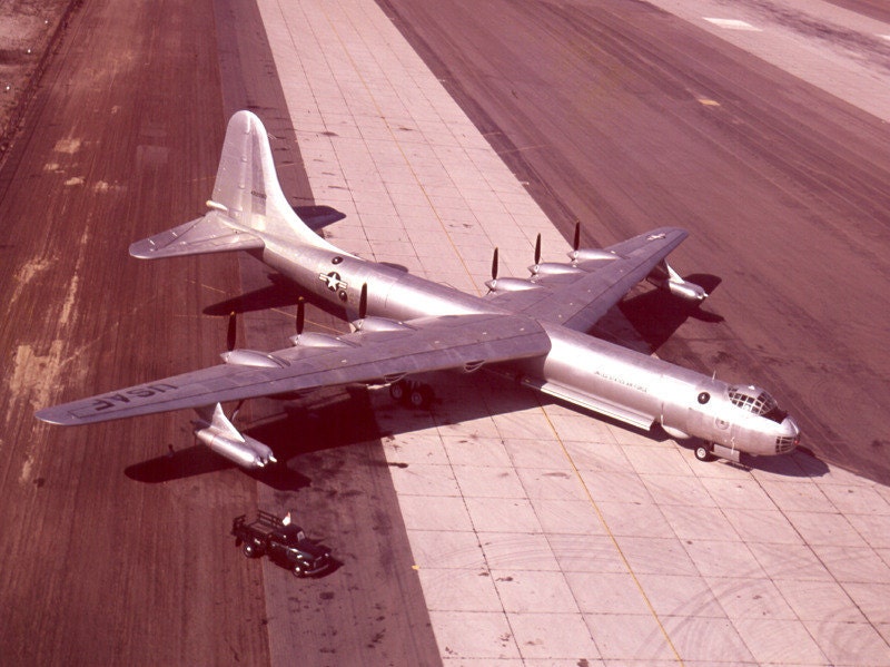 B-36 Peacemaker, Cold War era bomber. Poster.