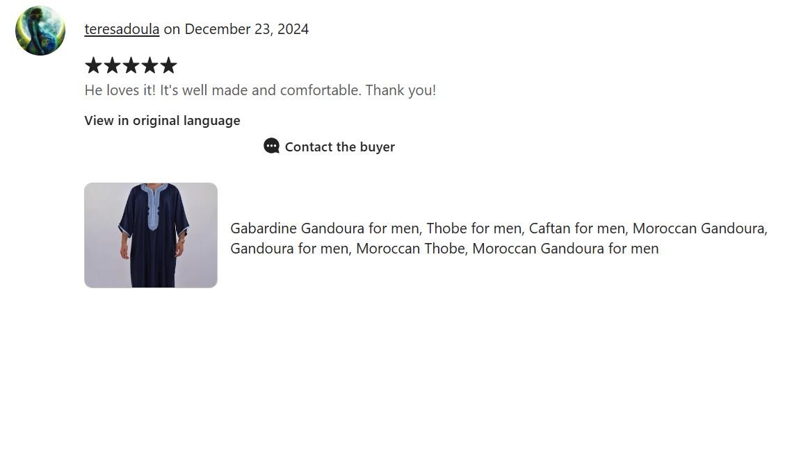 thobe for men review
