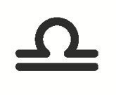 Libra glyph