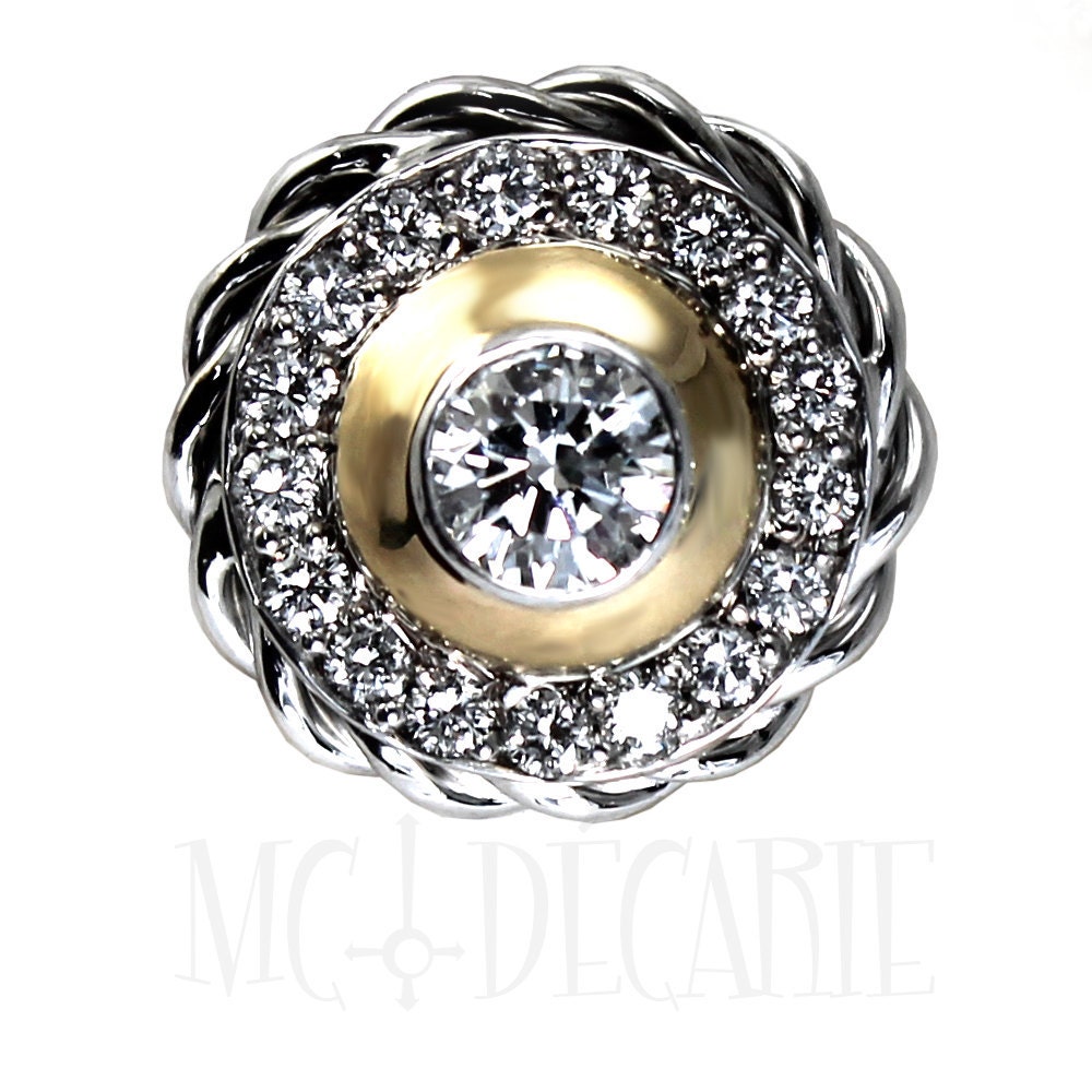 Pendentif Rond Avec Diamant Round Diamond Pendant