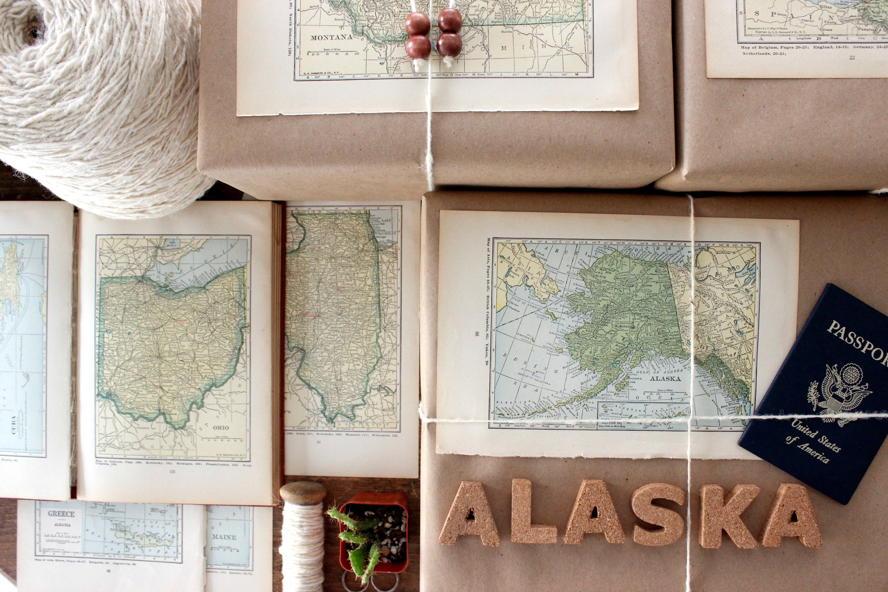 Mendez Manor vintage gift wrap