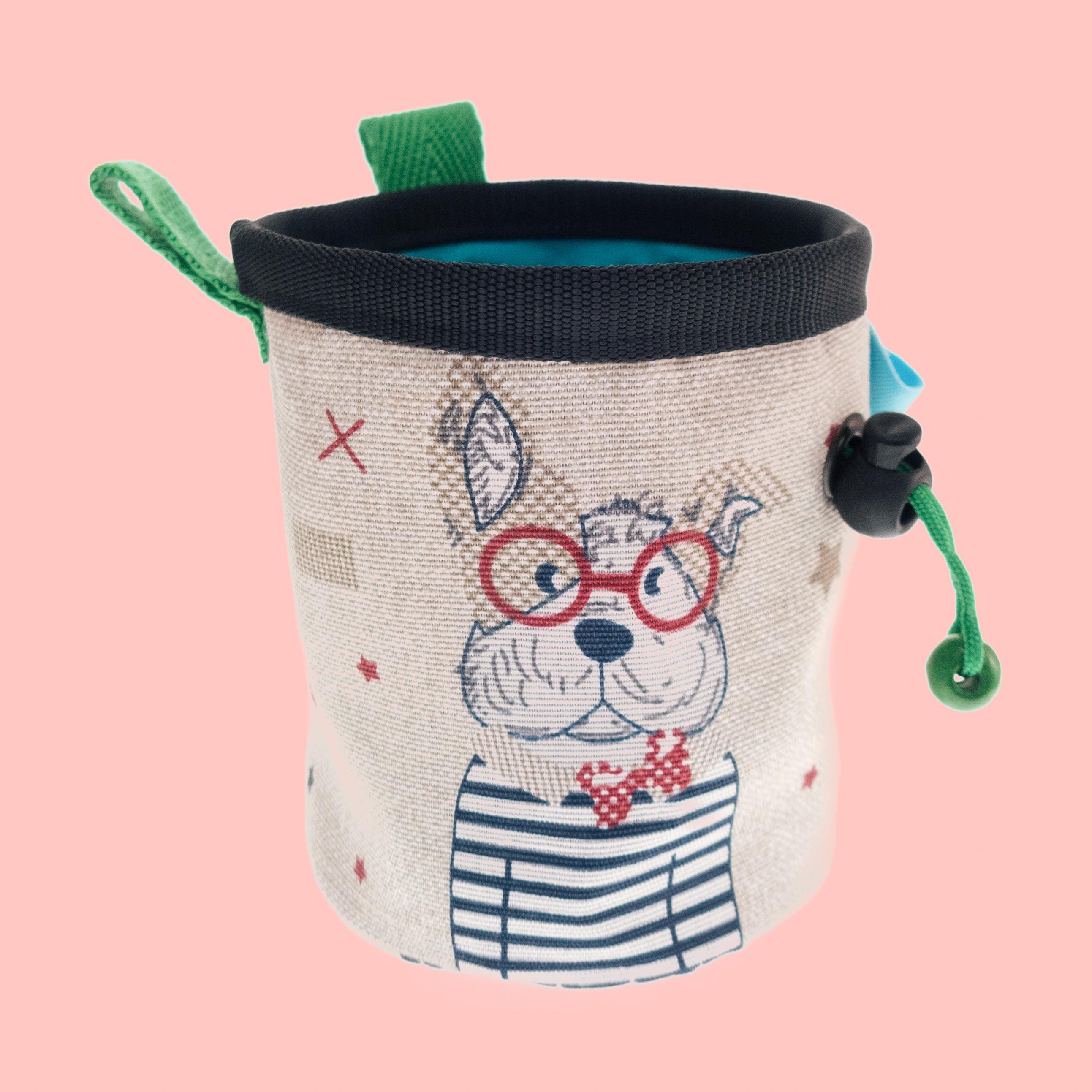 handmade chalk bag climbing nadamlada design