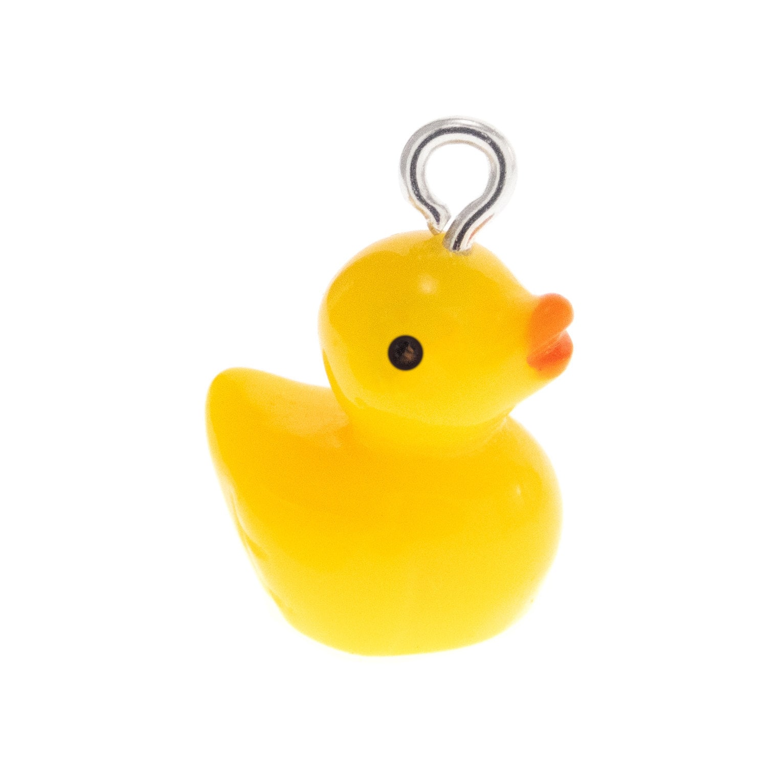 Ladies Charm Necklace Yellow Rubber Duckie