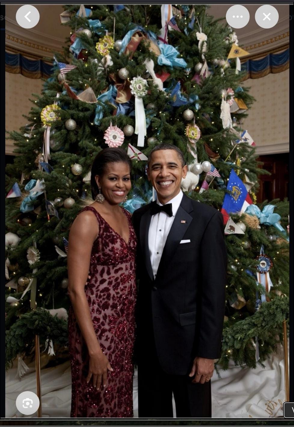 Still President, and First Lady…🎄 (in an alternate universe of less HATE)