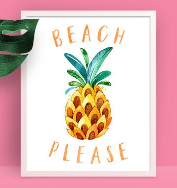 Beach Please 8x10