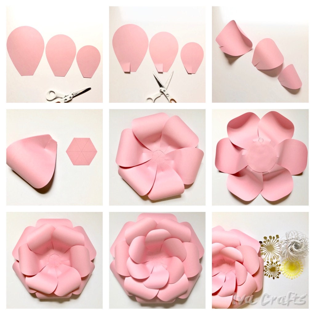 paper flower tutorial