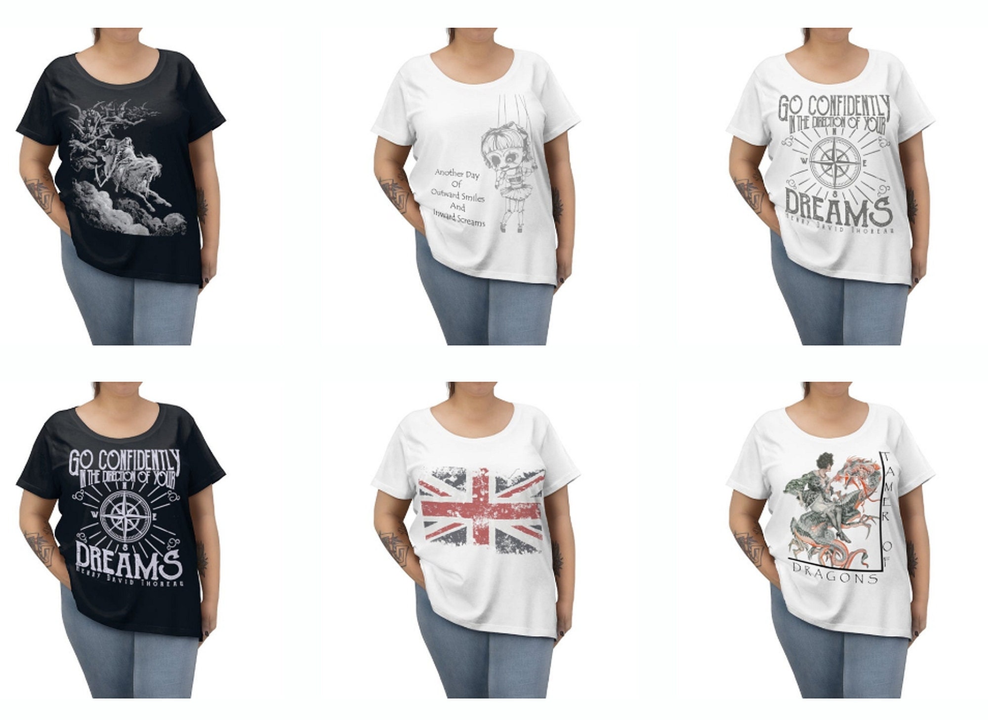 flattering shirts for curvy figures