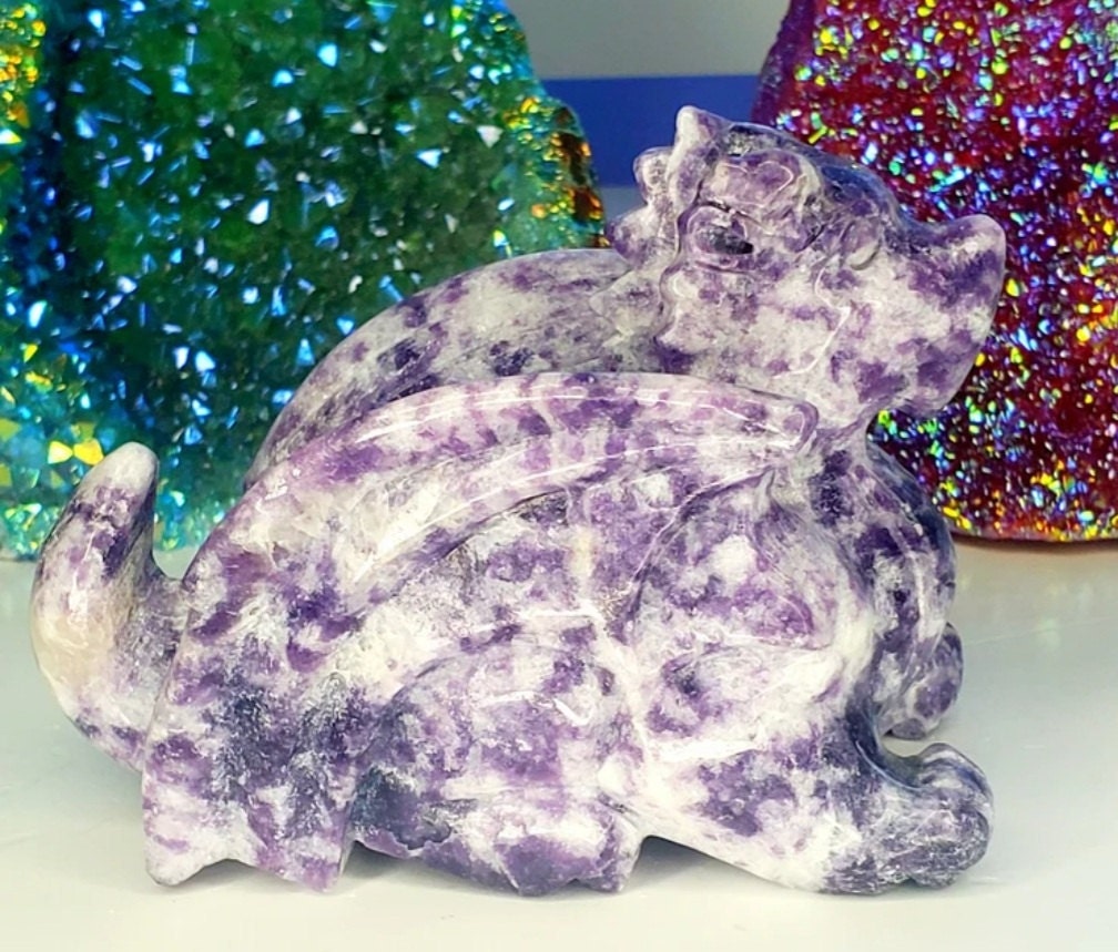 Lepidolite Dragon