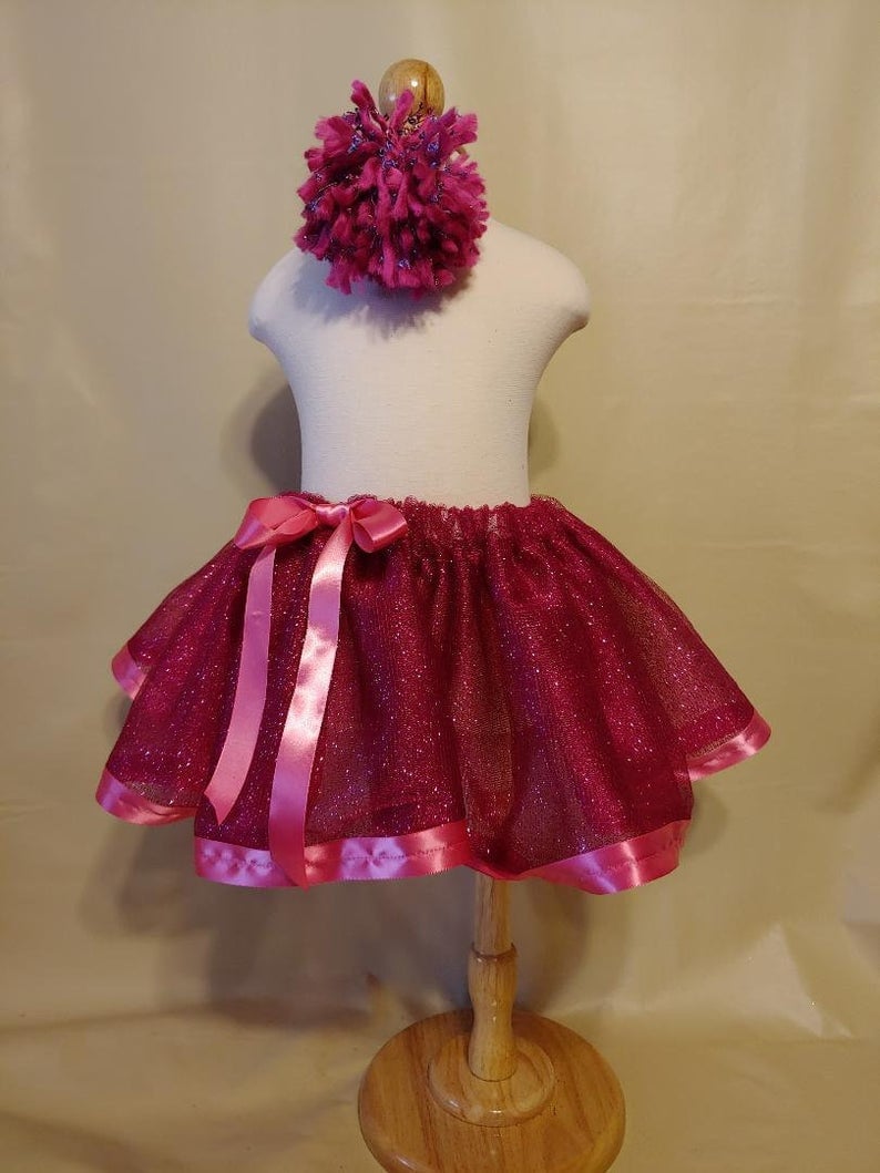 Ribbon edged tutu and headband