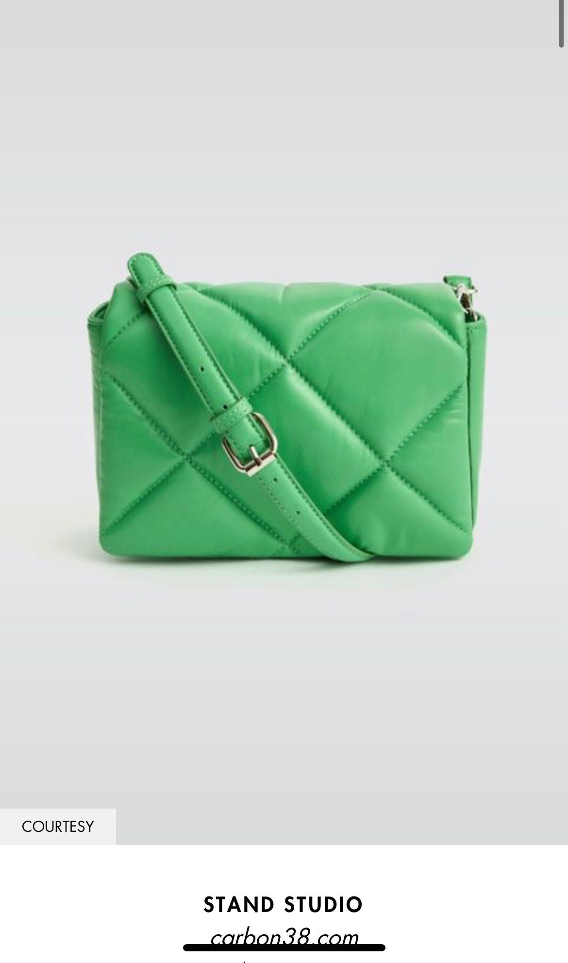 Quilted Green Purse