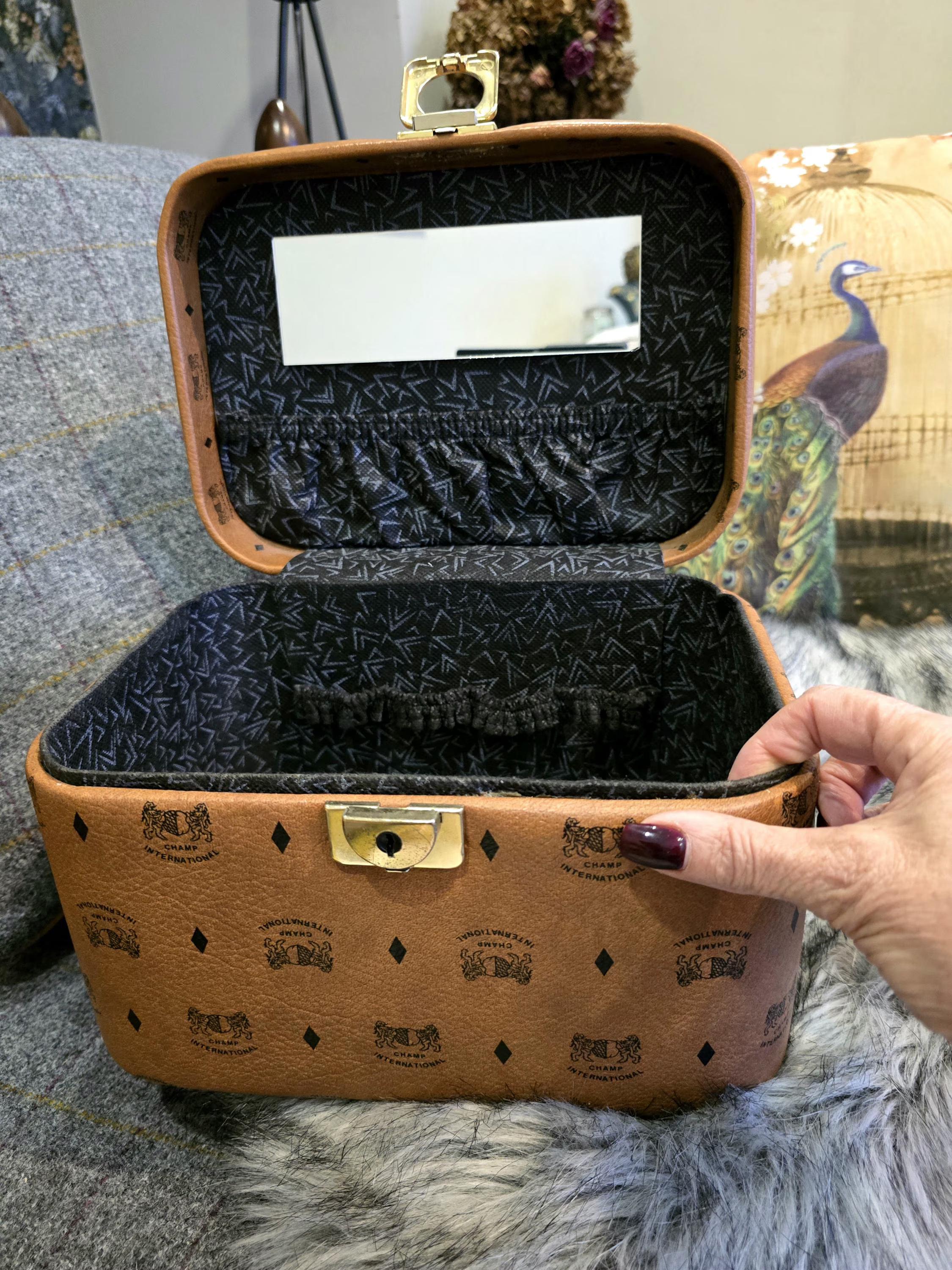 Retro Vanity Case at Femme Within. Shop Collection at Memory Lids