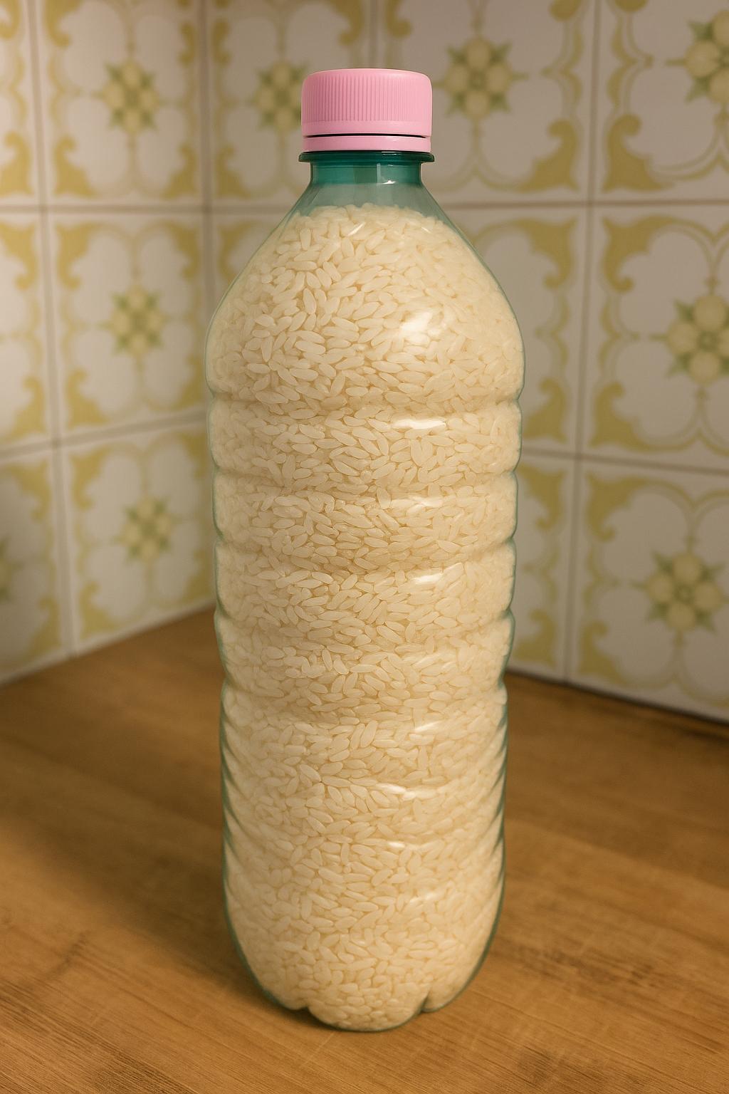 Armazenamento de grãos ou ração • Lave bem e use para guardar arroz, feijão, ou ração para pets.